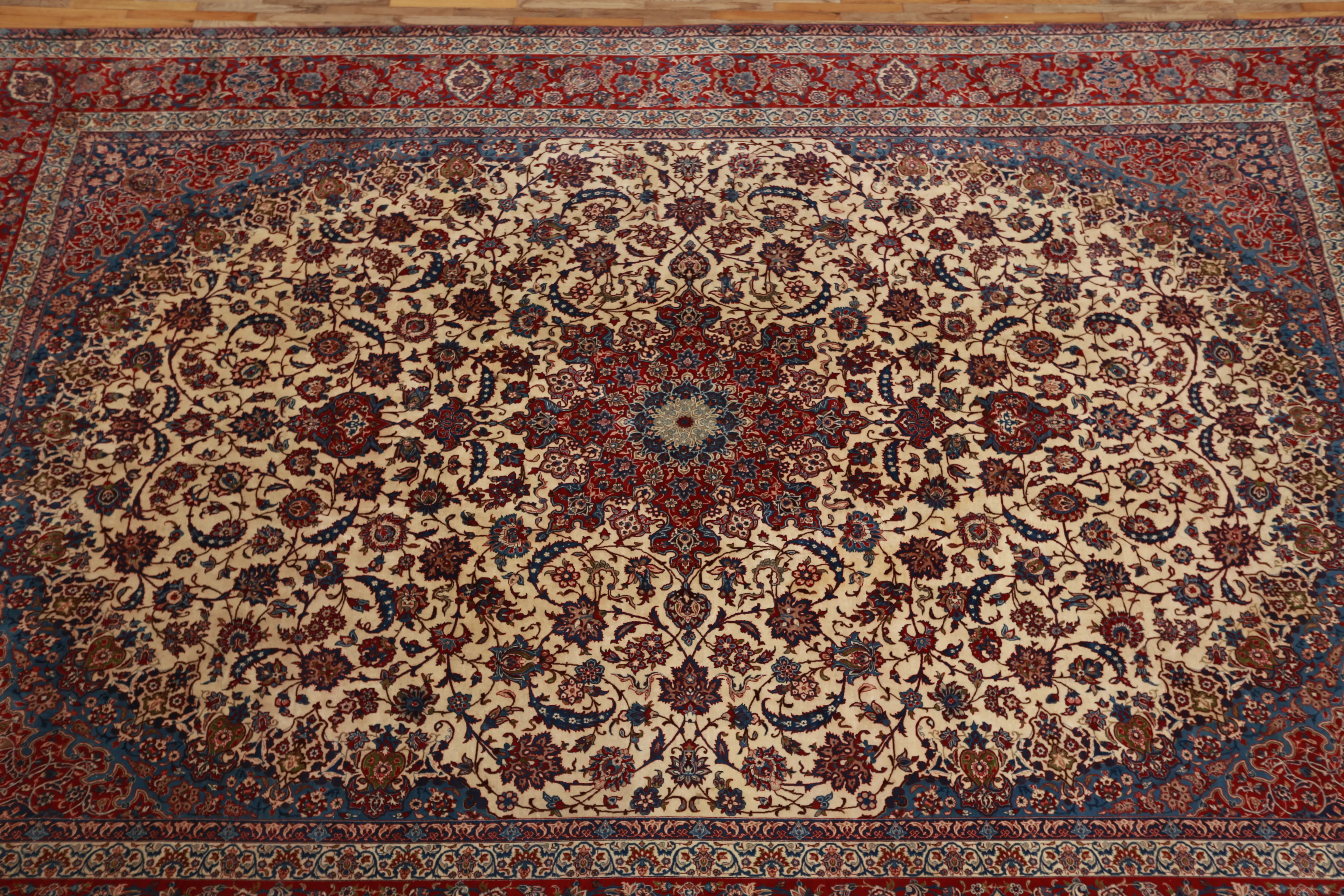 Perský koberec Isfahan 400 X 260 cm milion uzlíků na m2 - 2