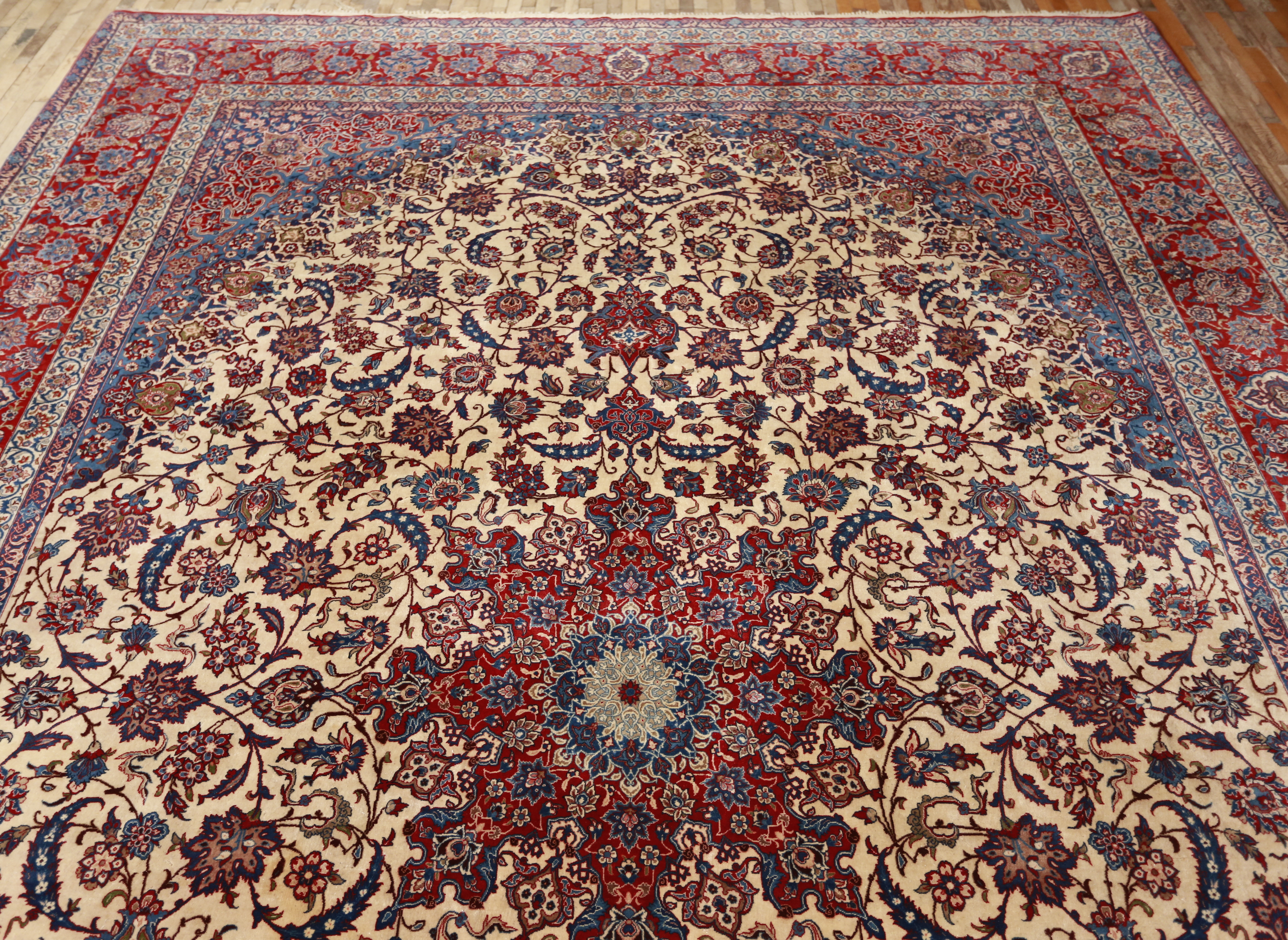 Perský koberec Isfahan 400 X 260 cm milion uzlíků na m2 - 5