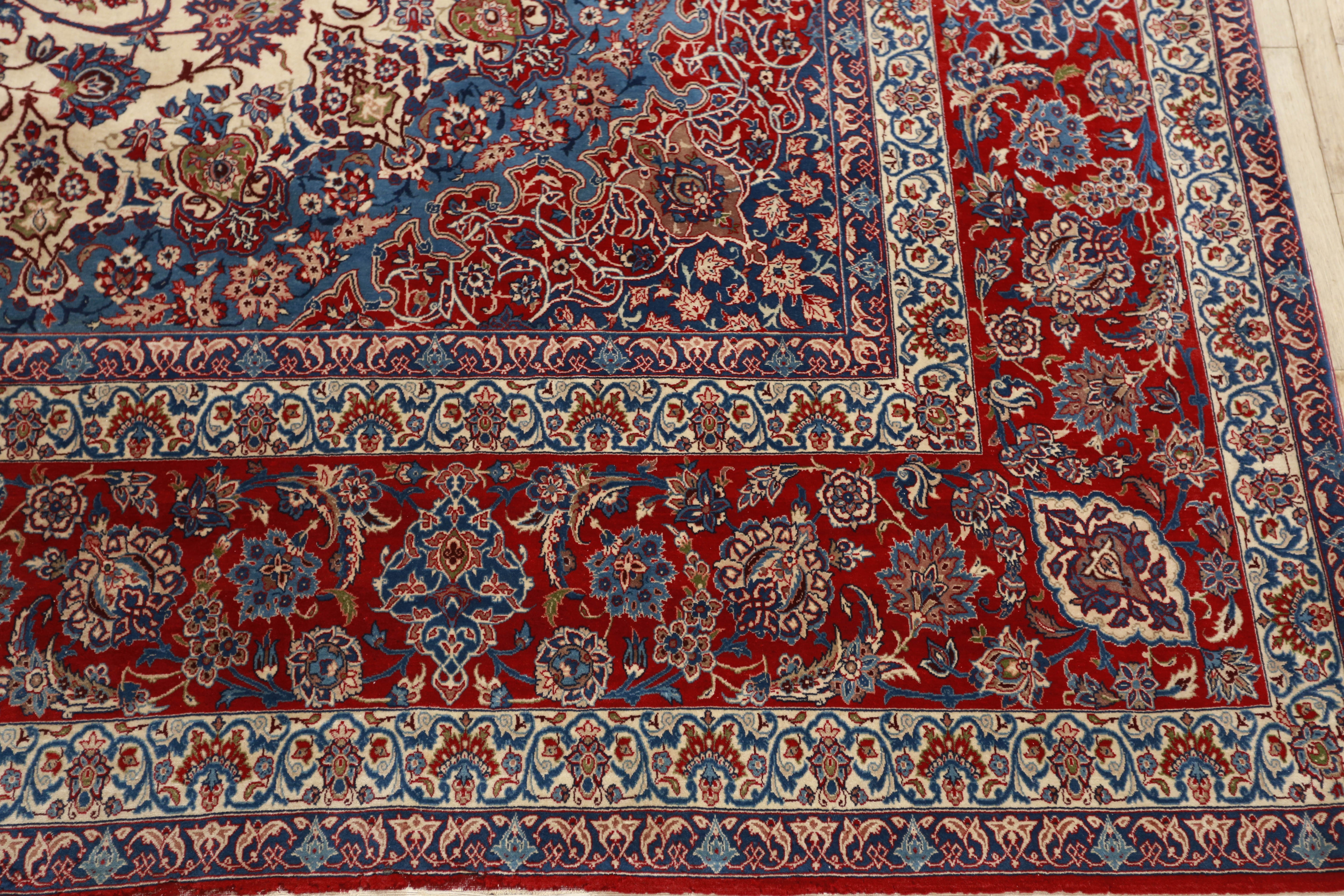 Perský koberec Isfahan 400 X 260 cm milion uzlíků na m2 - 7