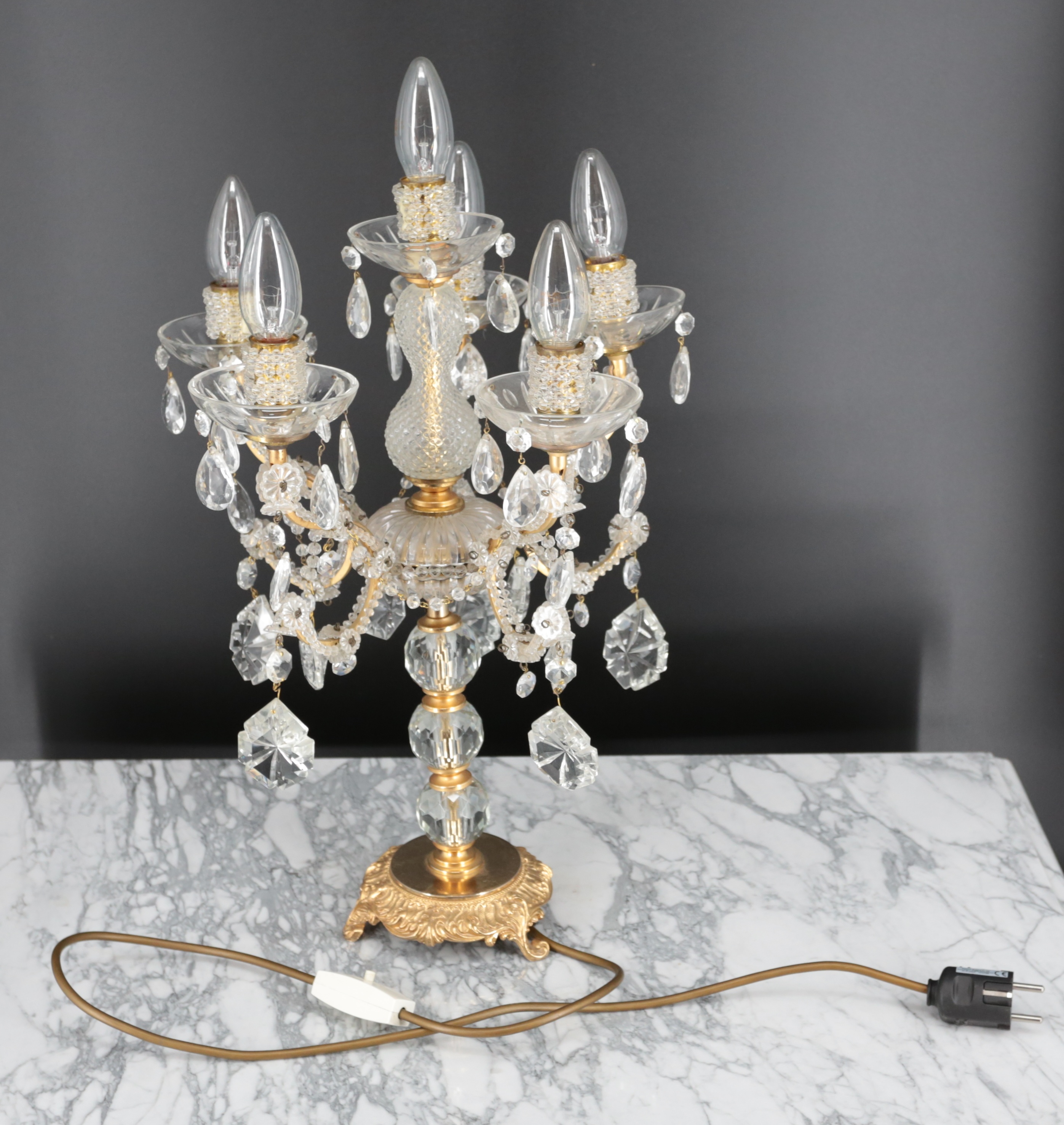 Luxusní italské stolní lampy F.B.A.I - 3