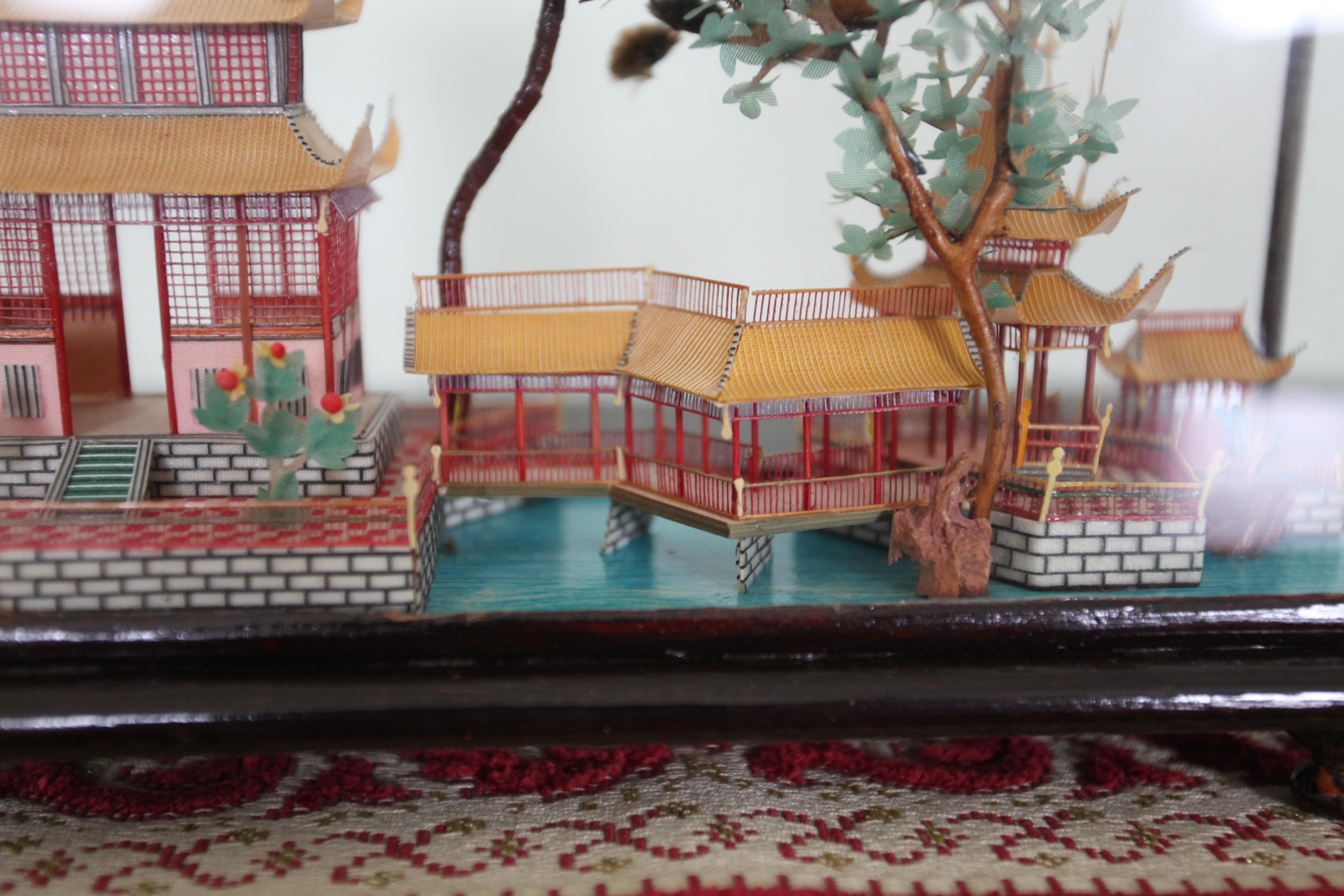 Dřevěný model zahradního paláce, Čína - 3