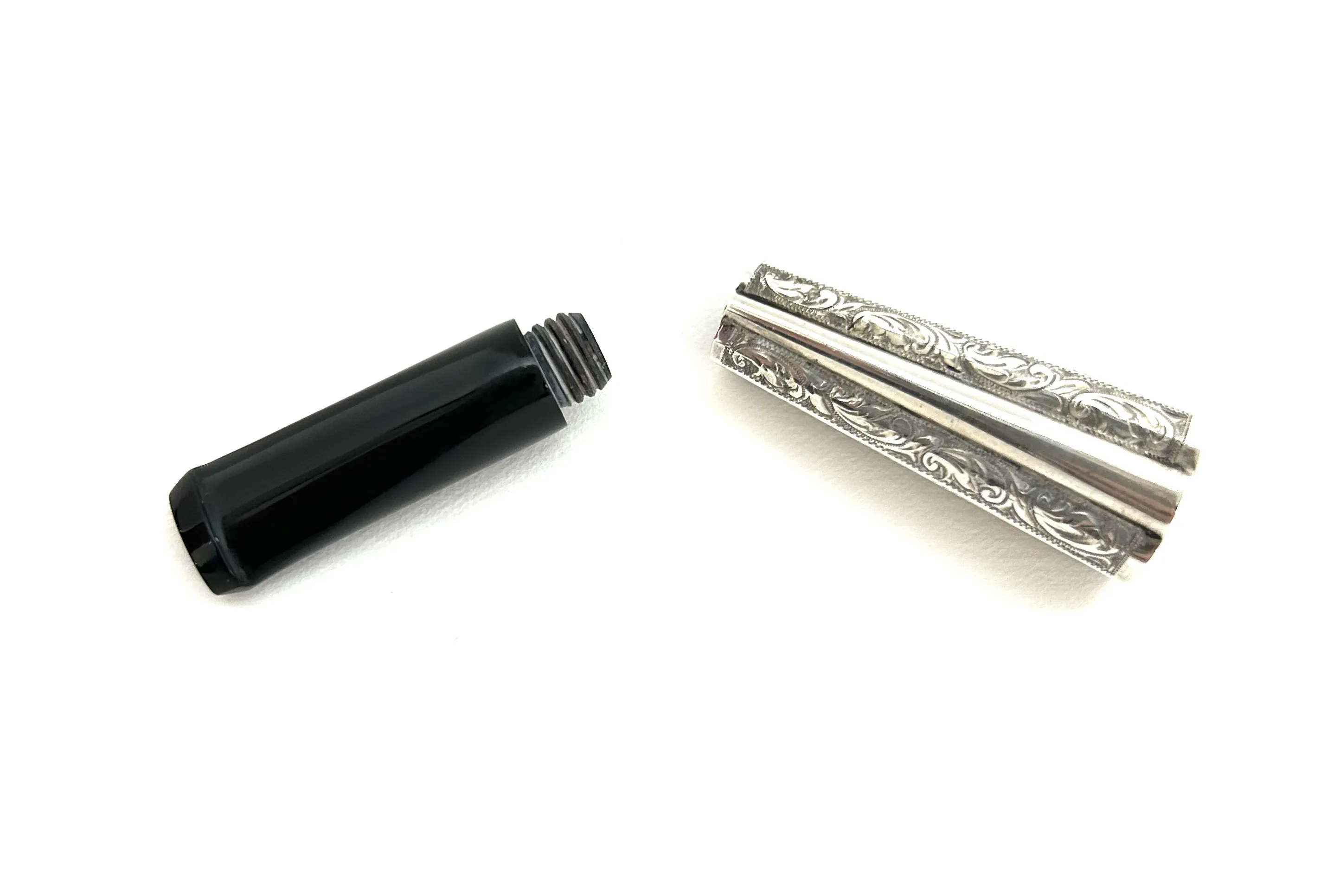 Stříbrná špička na úzké doutníky či cigarety - 3
