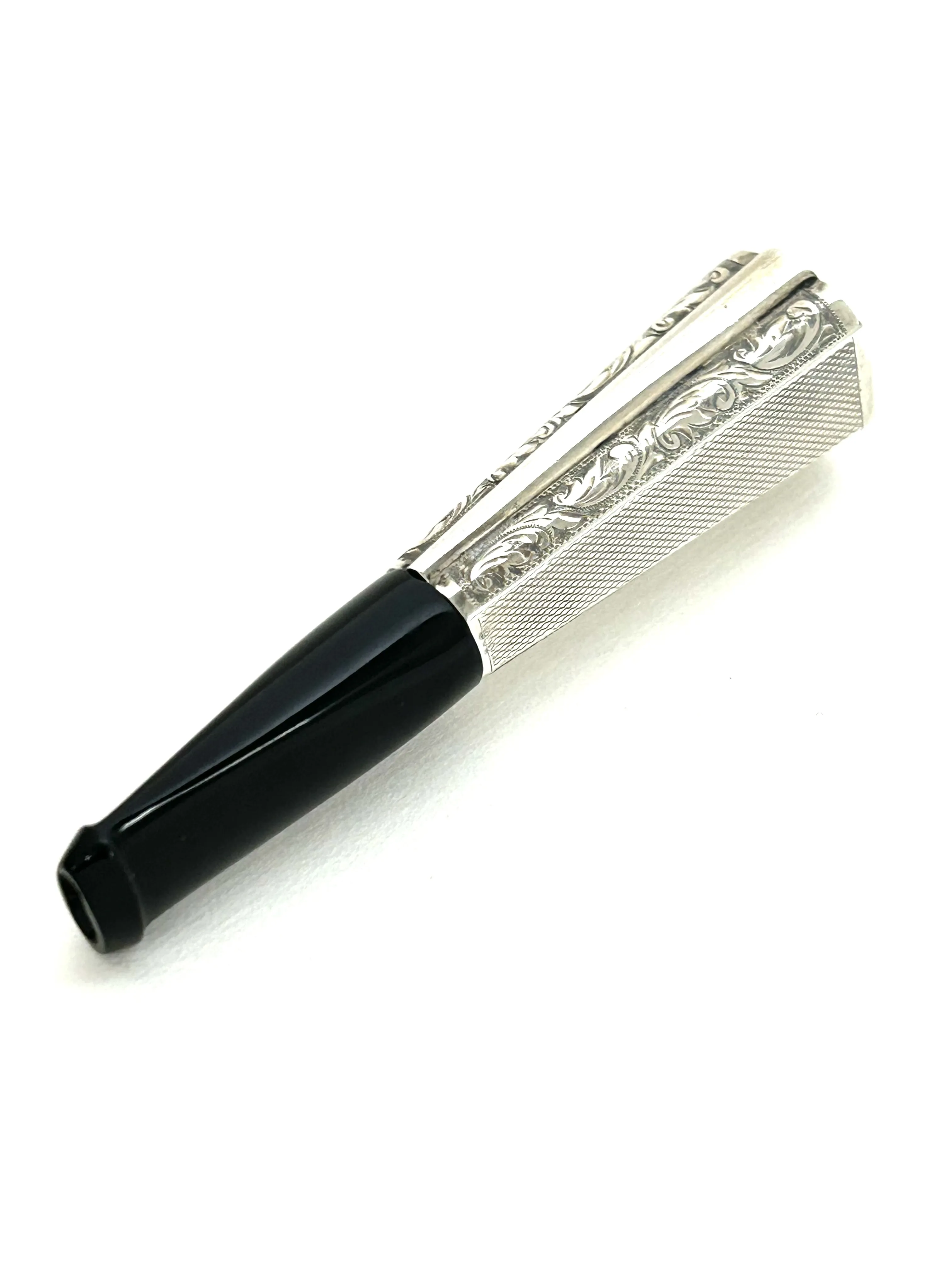 Stříbrná špička na úzké doutníky či cigarety - 5
