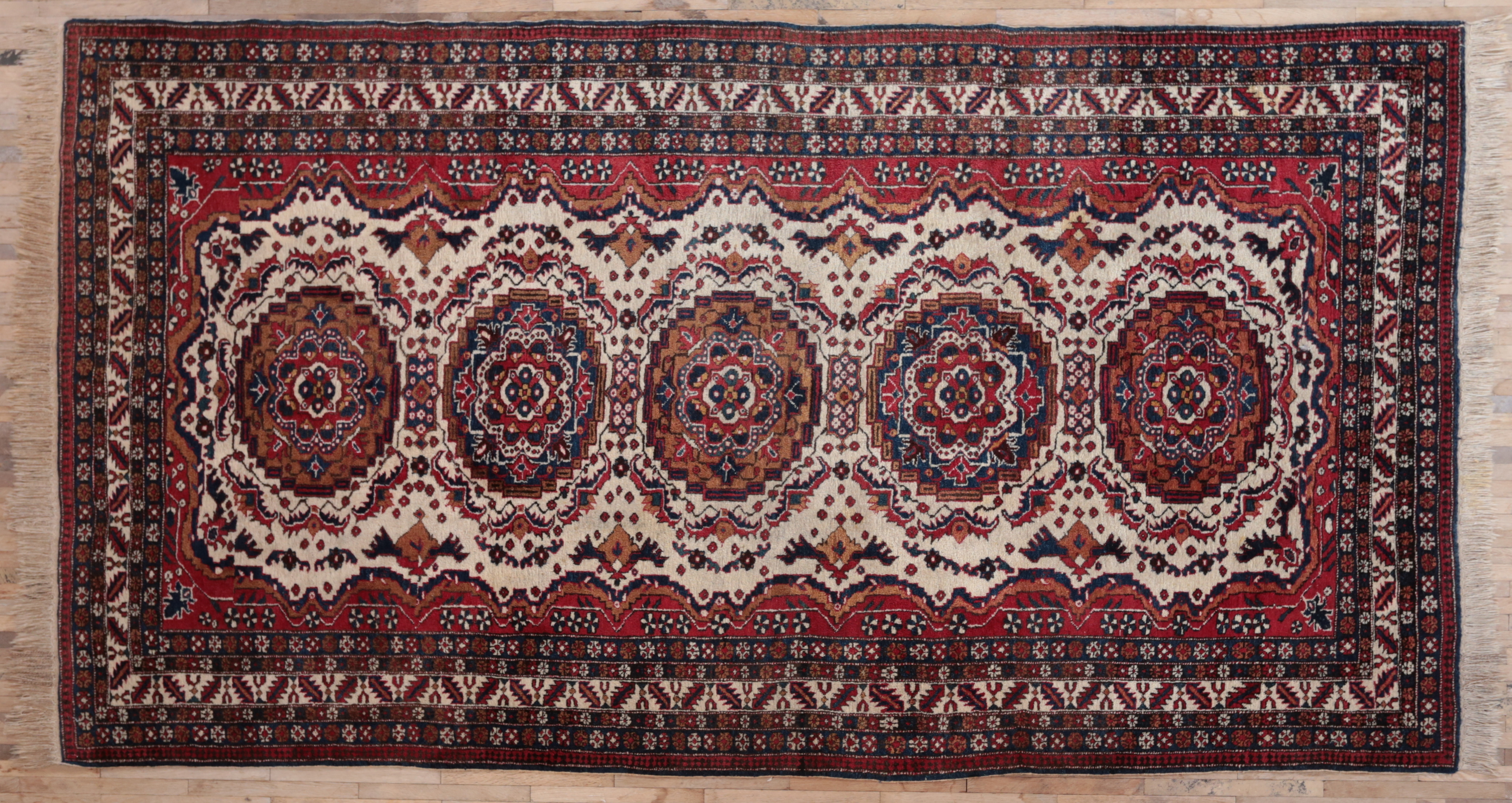 Vlněný orientální koberec Shirvan 298 x 165 cm - 2
