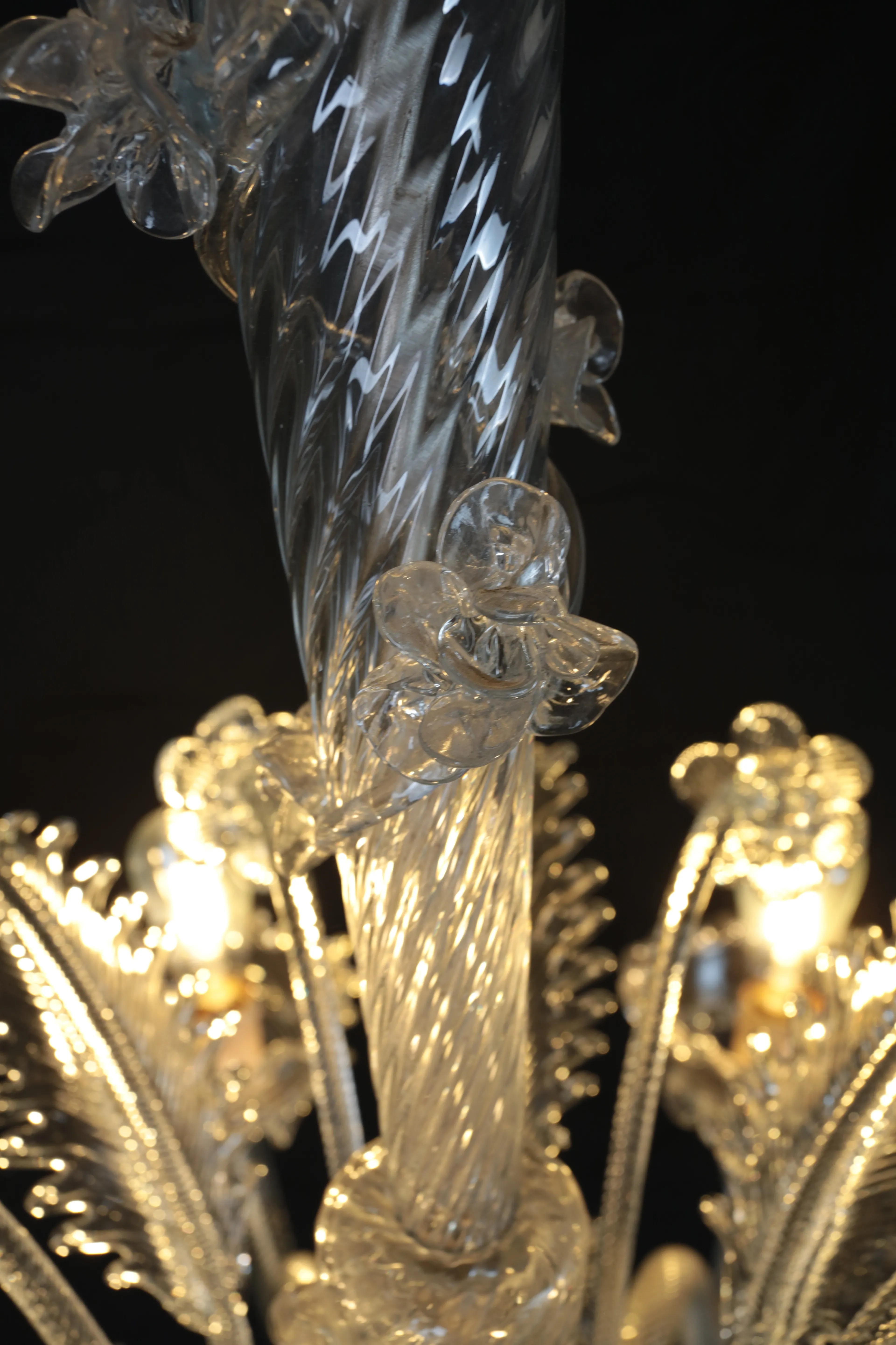 Šestiramenný benátský lustr Murano, zrestaurovaný - 7