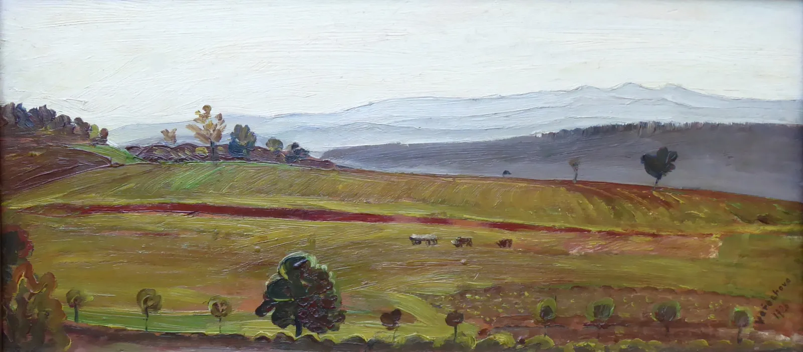 Marie Vejvodová Vořechová – Krajina u Bučovic - 2