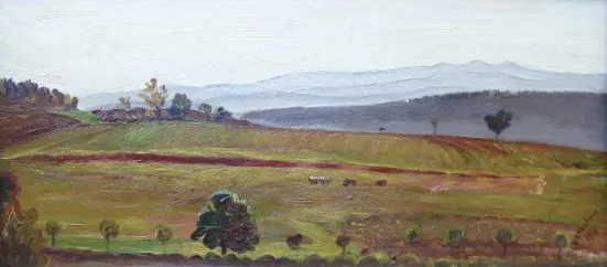 Marie Vejvodová Vořechová – Krajina u Bučovic - 3