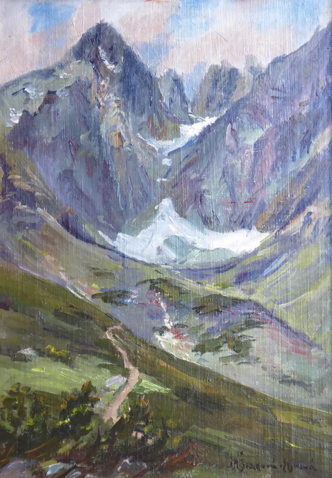 Milena Šimková Elgrová – Horská krajina - 2