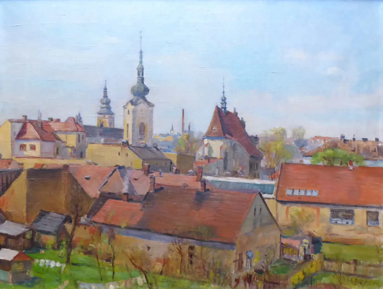 Richard Uherek – Pohled na Pelhřimov - 2