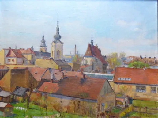Richard Uherek – Pohled na Pelhřimov - 3