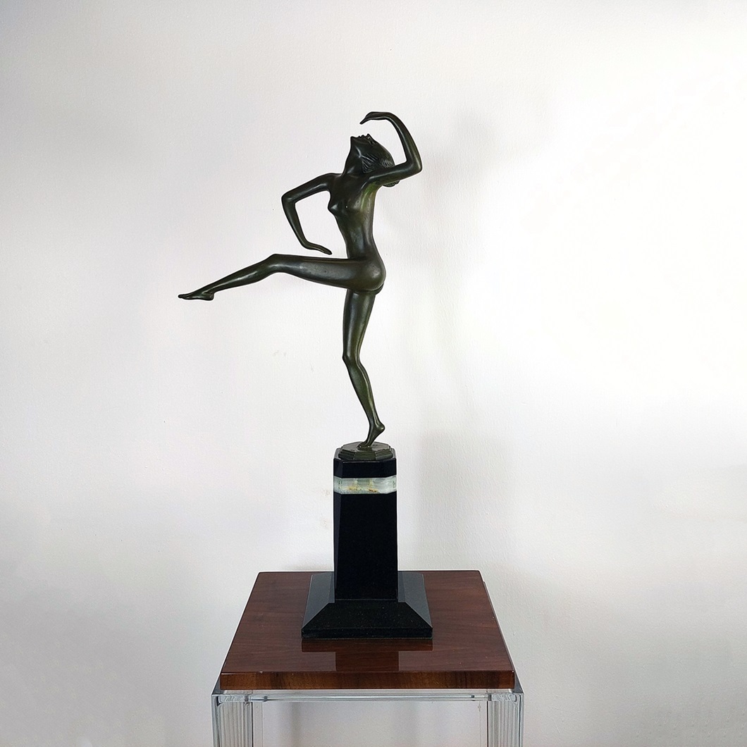 Bronzová figura ženy - Felix Weiss