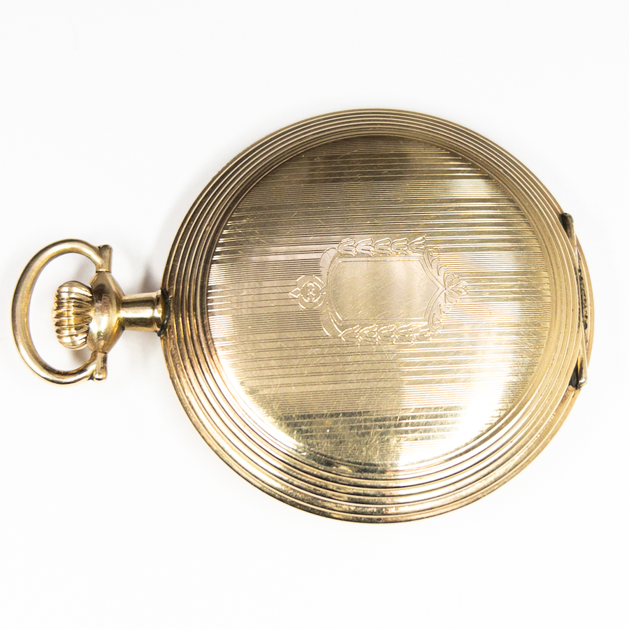 Starožitné pánské kapesní hodinky Locarno Watch Co. – Elgin U.S.A. – pouzdro