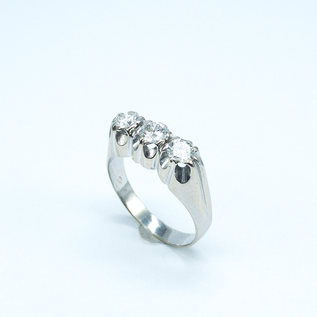 Briliantový prsten, 0,84 ct
