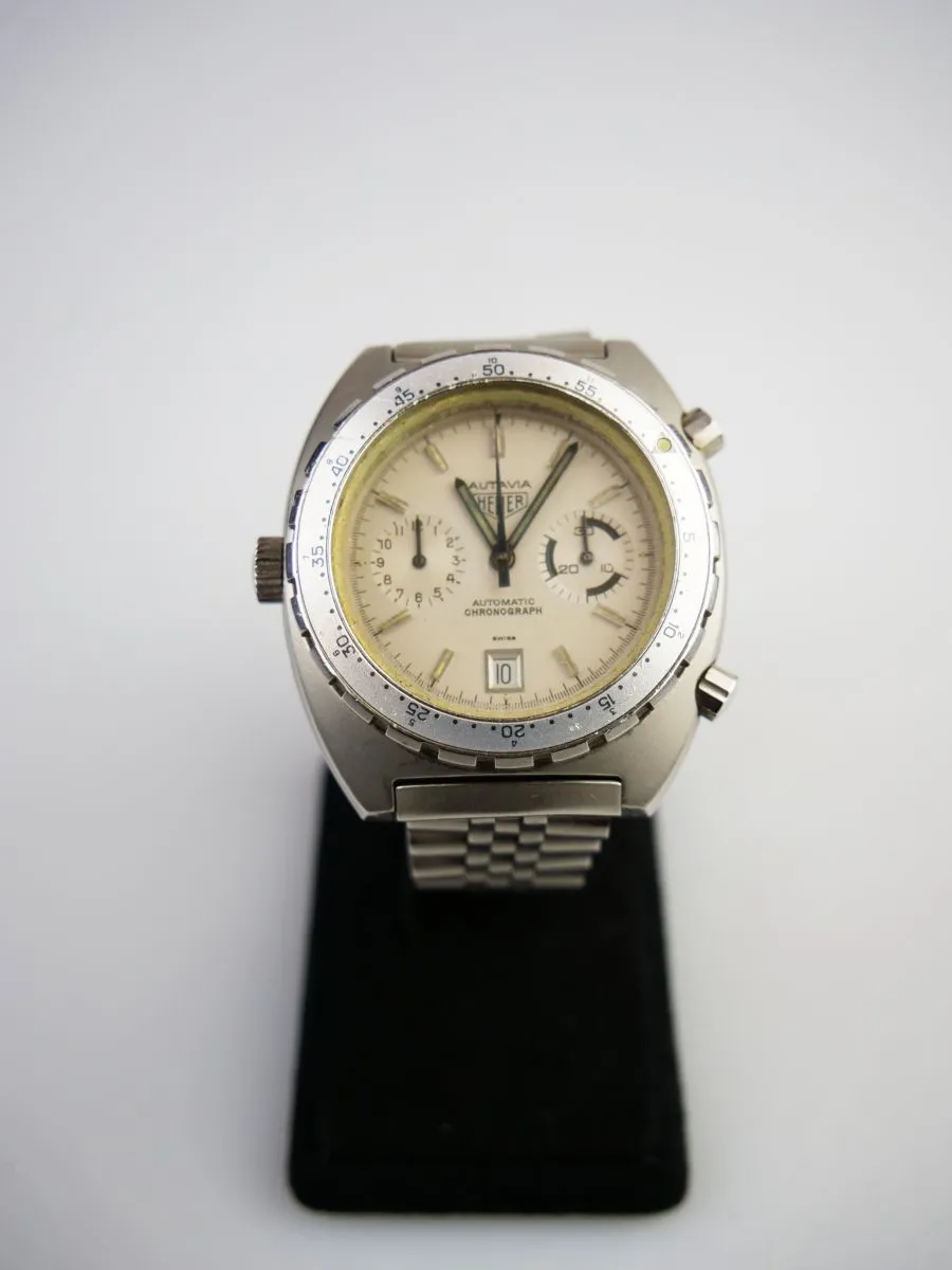 Hodinky Heuer Autavia Pewter Chronograph - 2