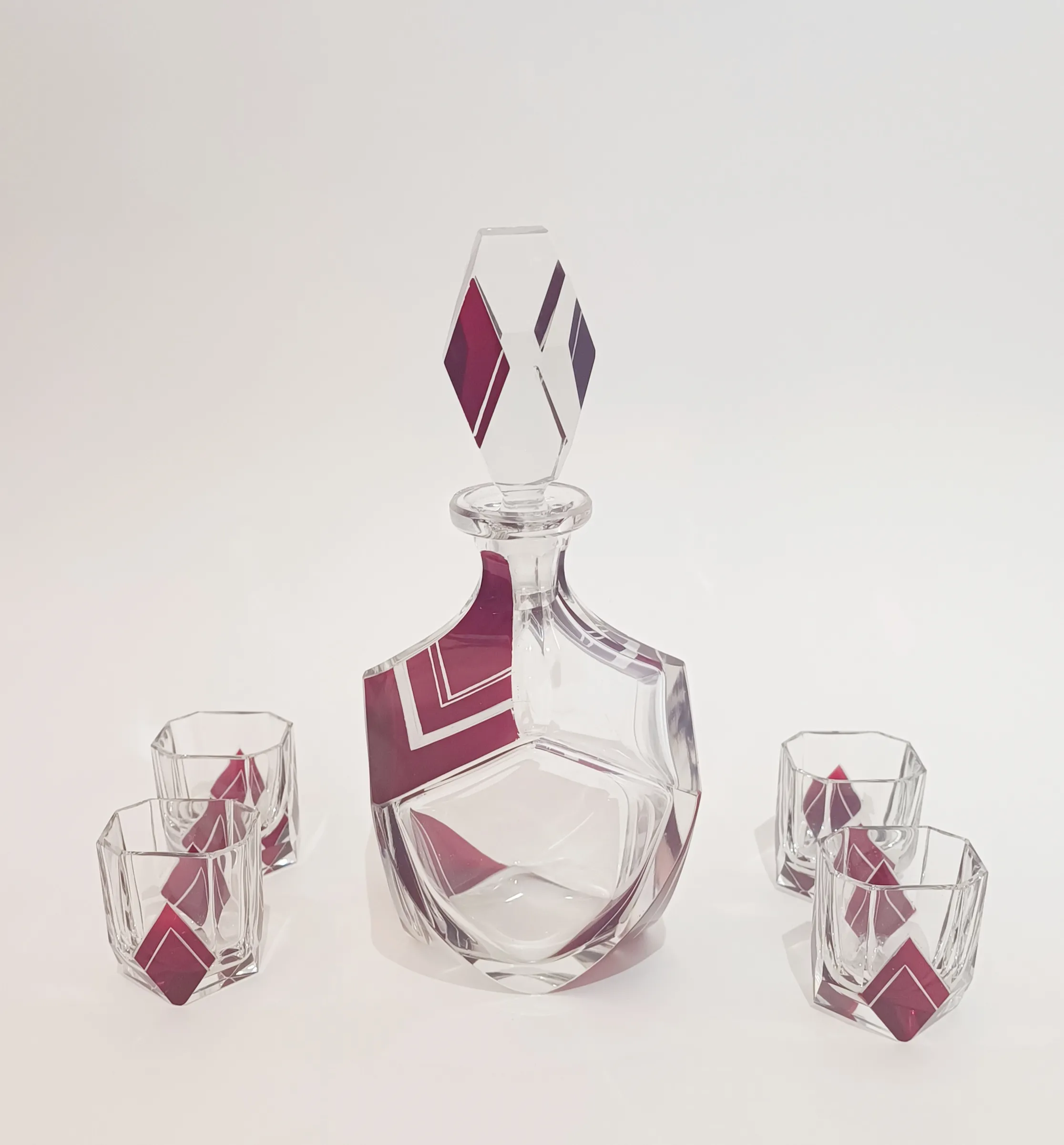 Karl Palda – Art deco likérová souprava - 3