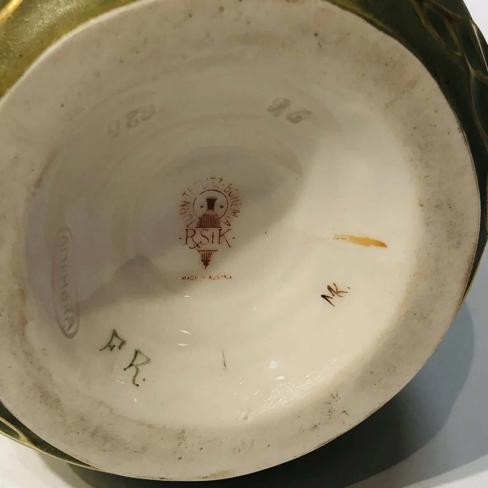 AMPHORA, SECESNÍ VÁZA S UCHY – TRNOVANY U TEPLIC - 4