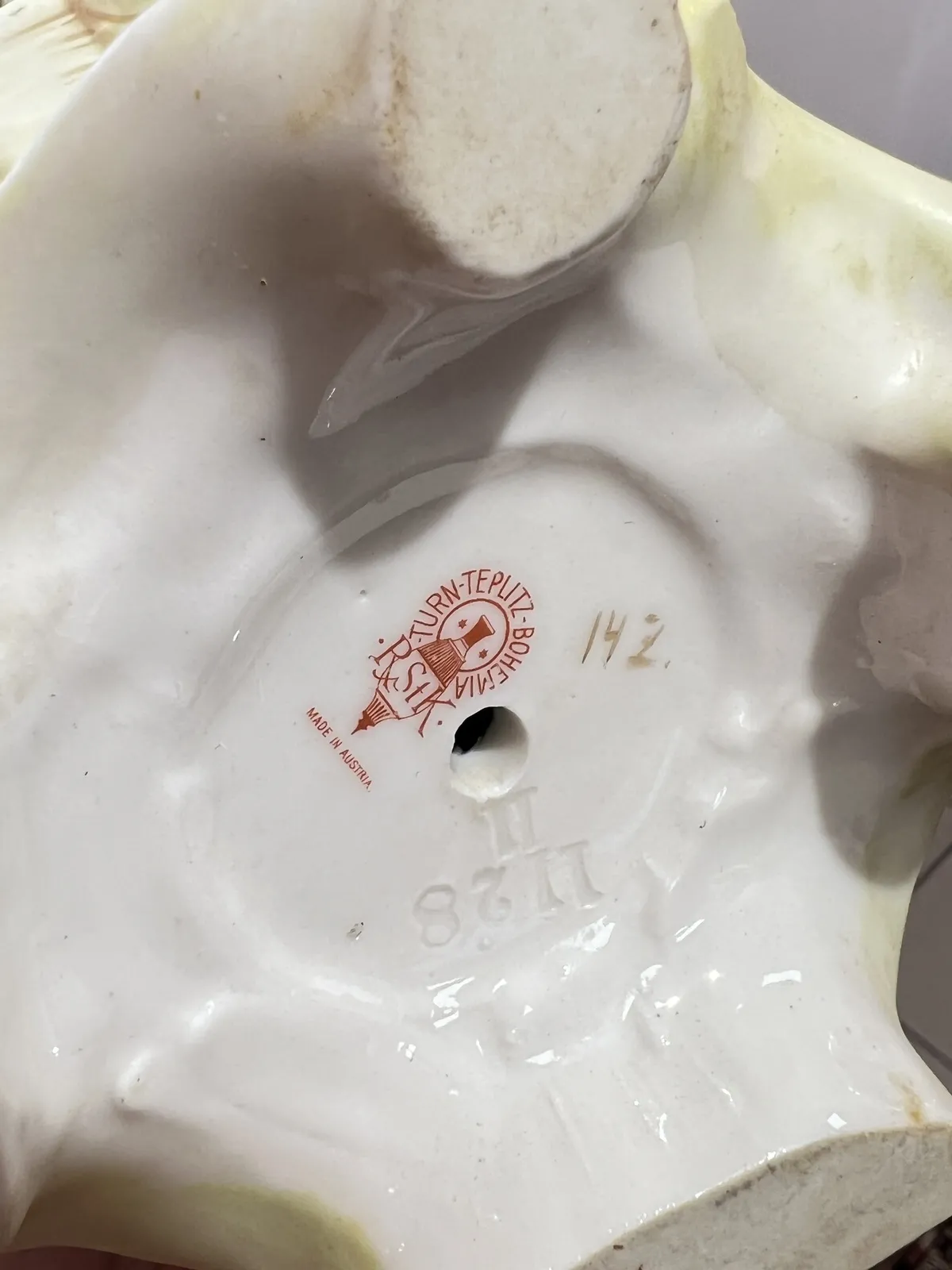 AMPHORA, R.St.K. – SECESNÍ PORCELÁNOVÁ BUSTA - 4