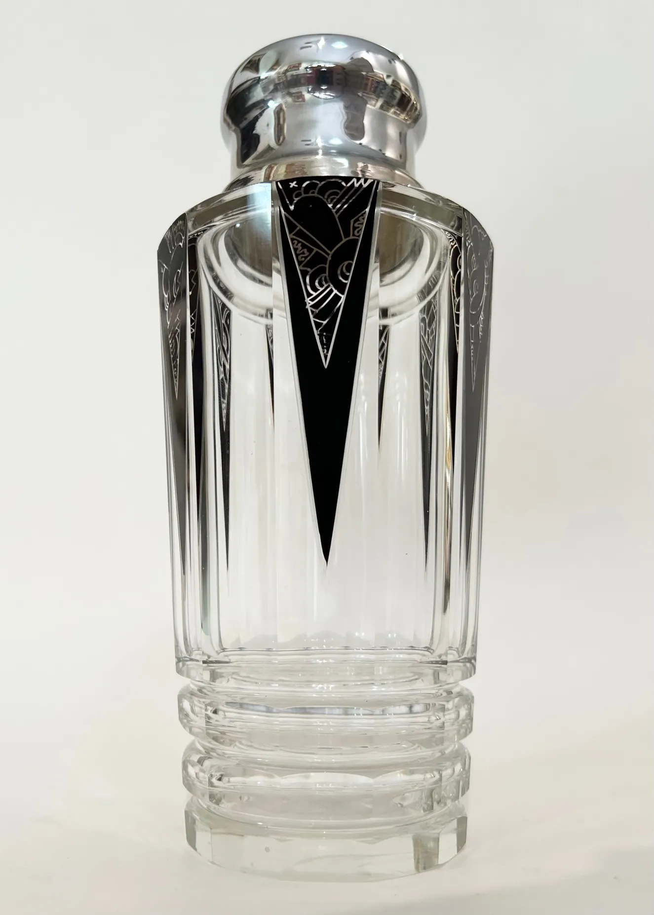 Český skleněný koktejlový servis – Art Deco, Karel Palda - 8