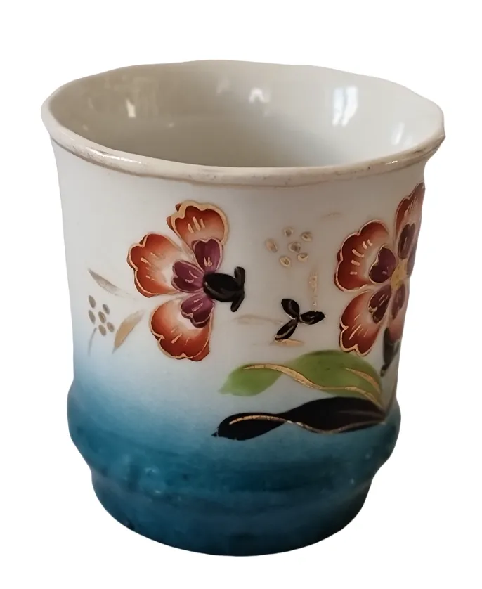STAROŽITNÝ PORCELÁNOVÝ ČAJOVÝ HRNEK - 4