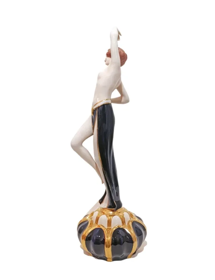 Art deco tanečnice – Royal Dux - 3