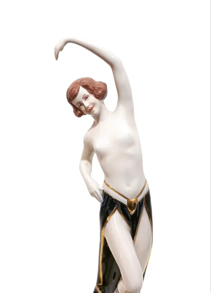 Art deco tanečnice – Royal Dux - 5