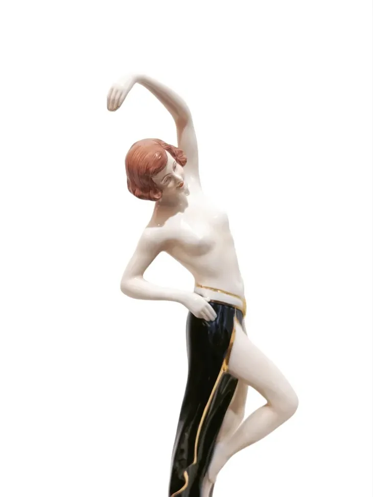 Art deco tanečnice – Royal Dux - 6