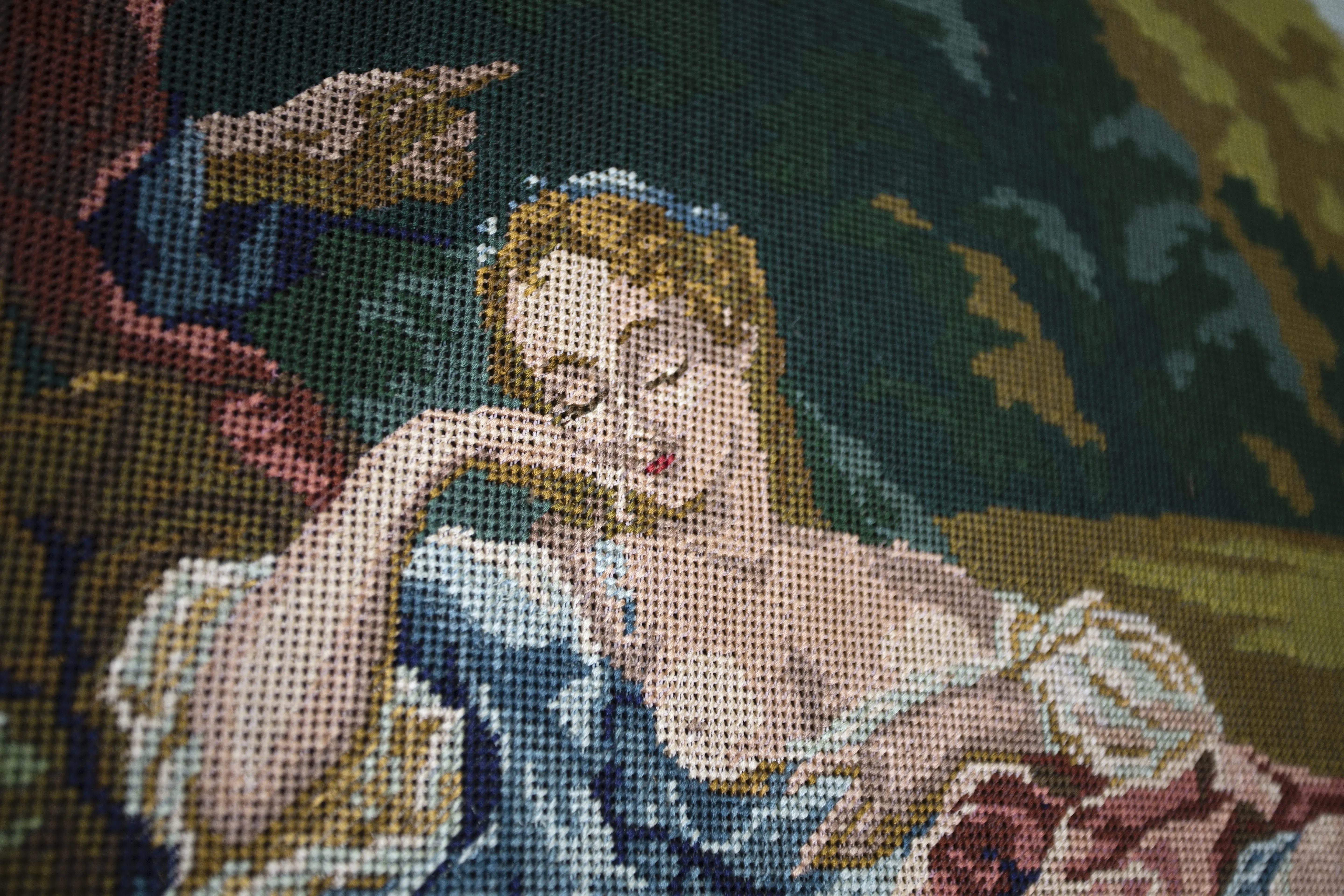 Romantický gobelín v rámu 175 x 145 cm - 3