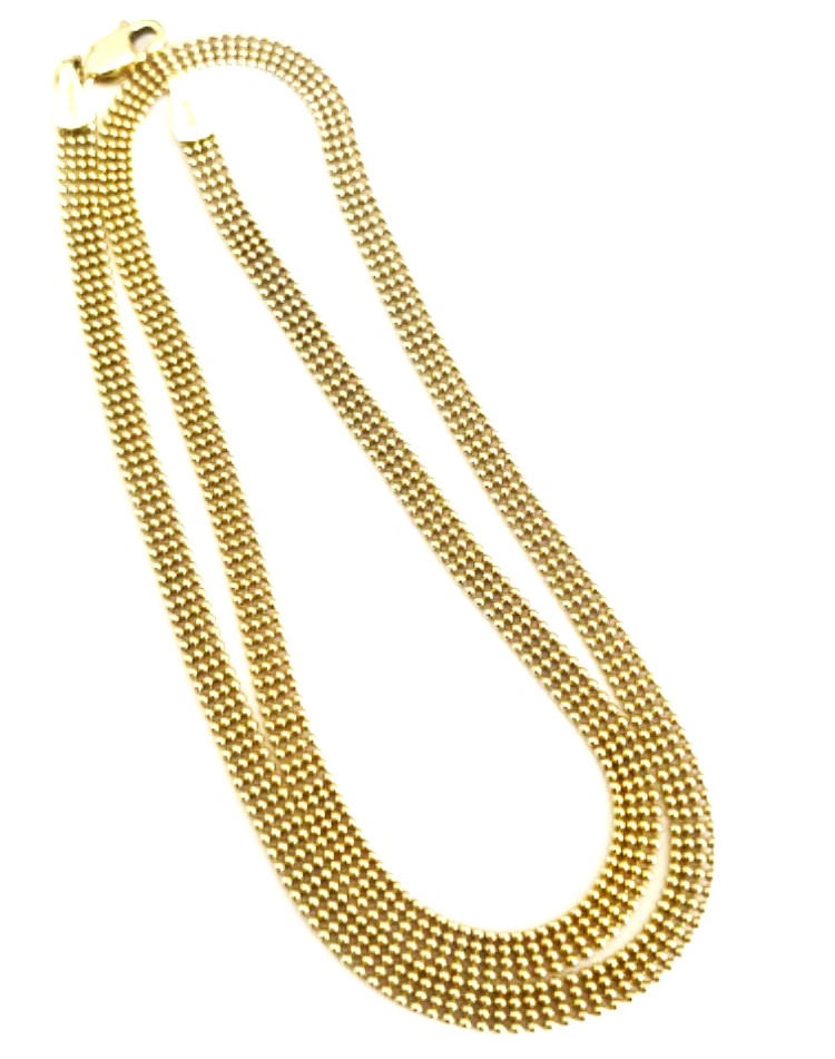 Dámský zlatý náhrdelník – 14 karátů