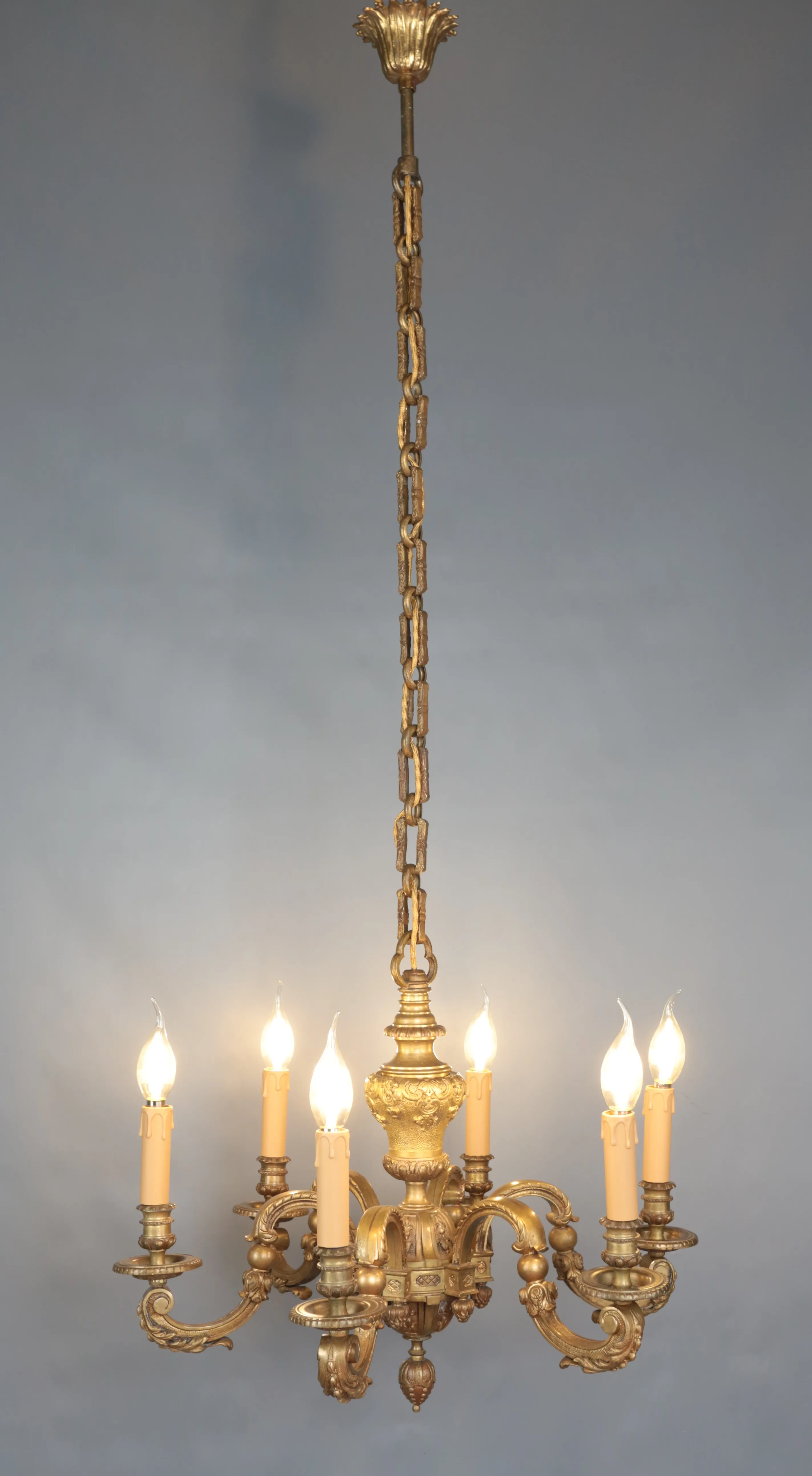Bronzový lustr Mazarin - 8
