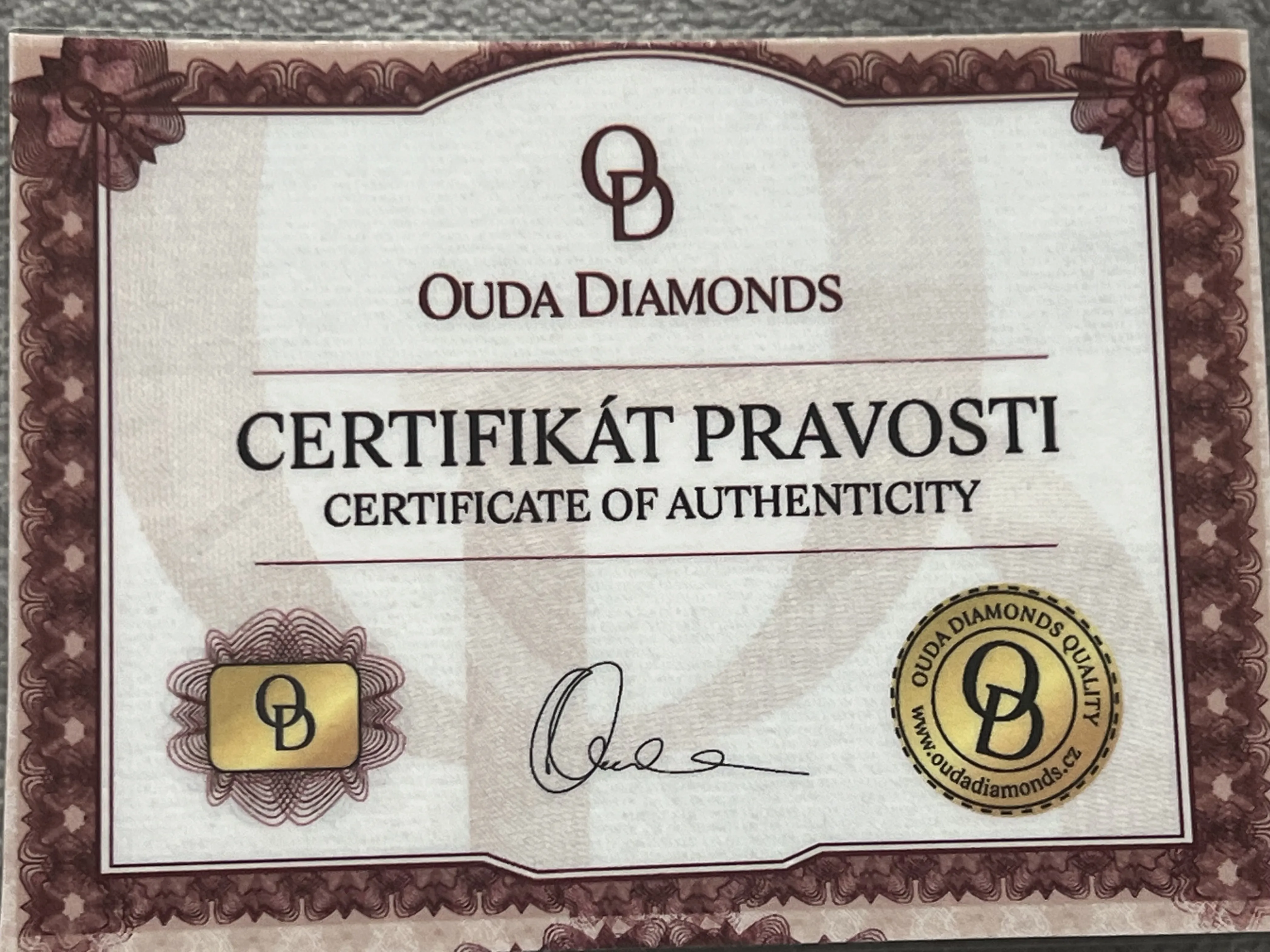 Zlaté náušnice s brilianty a smaragdy, cerifikát - 5