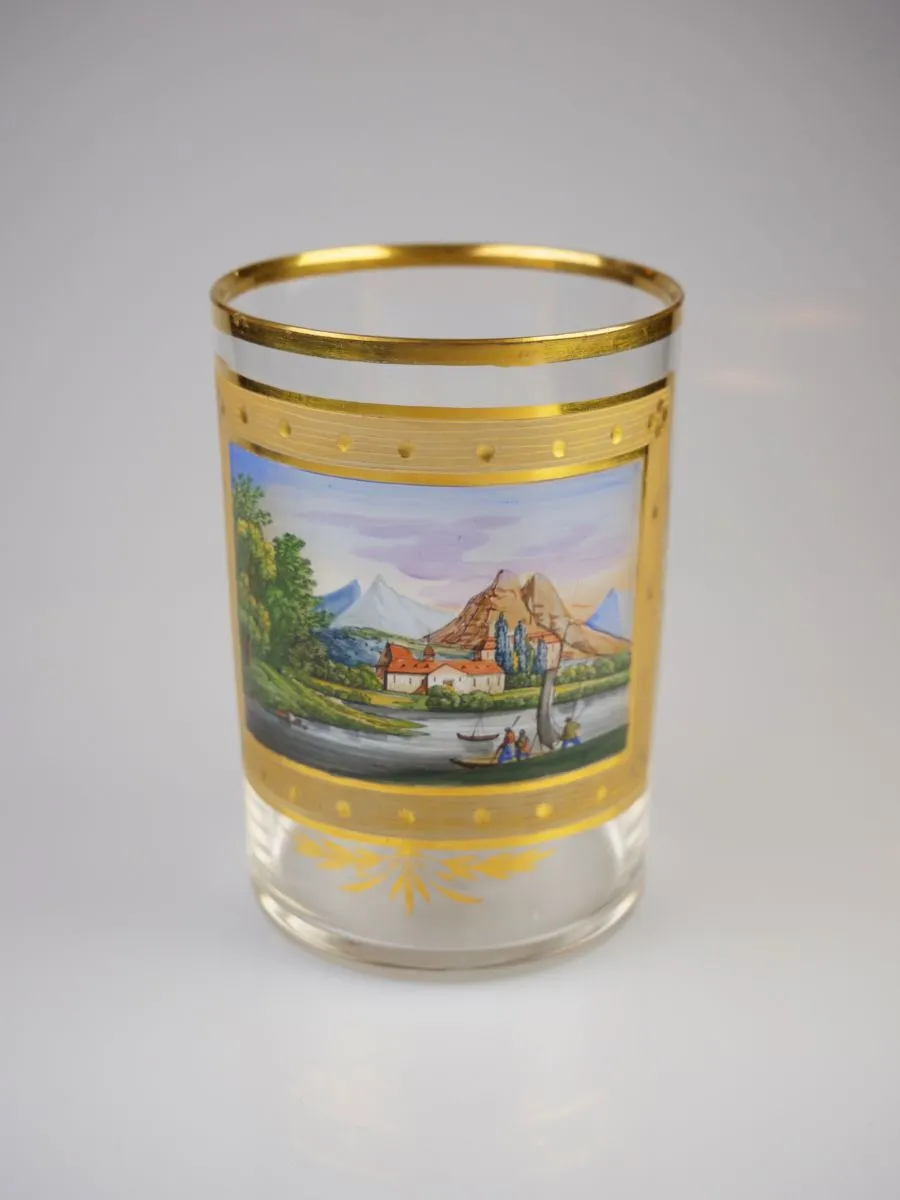 Dvojice sklenic – romantické krajiny - 2