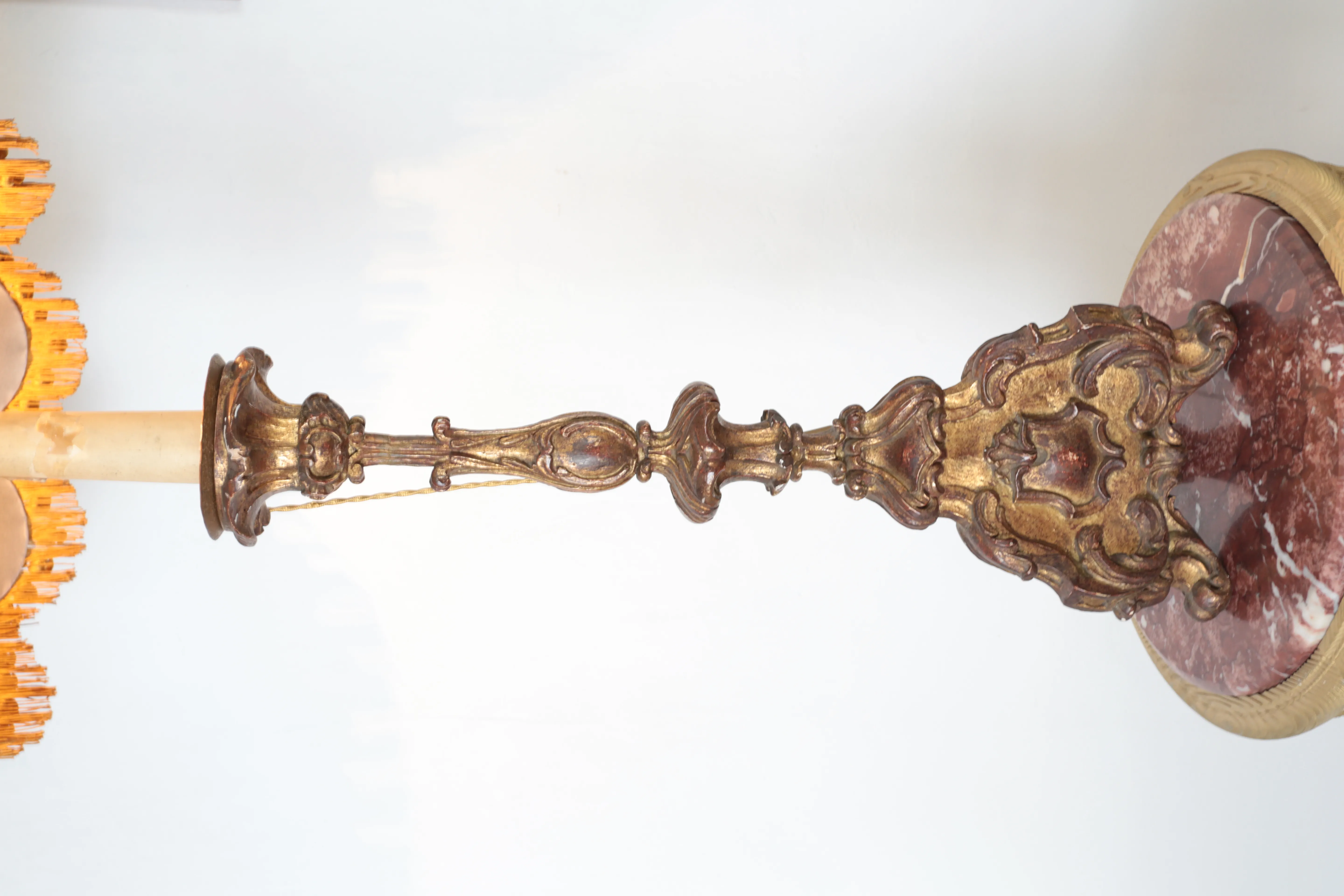 Barokní dřevěný svícen – Lampa - 3