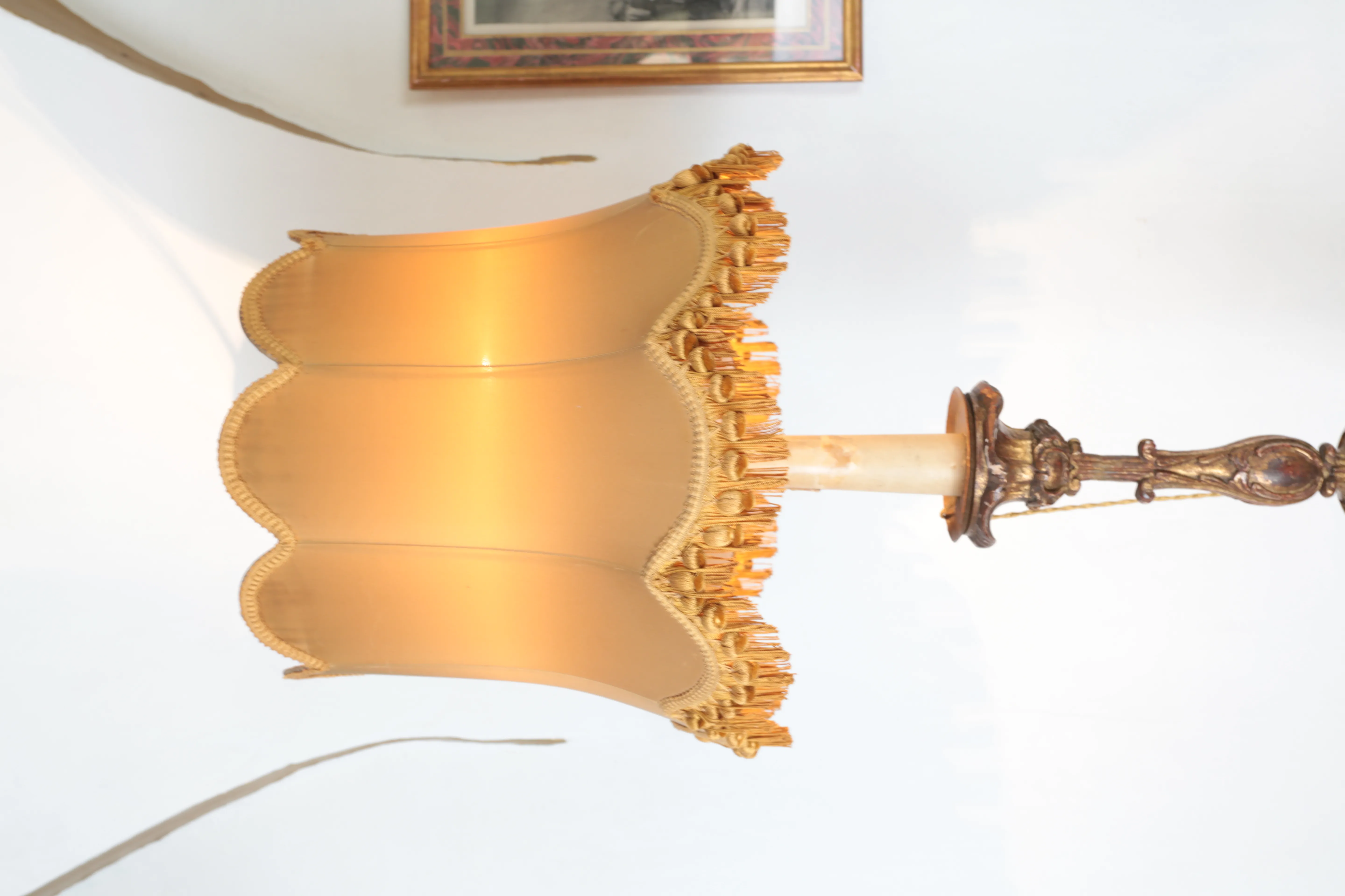 Barokní dřevěný svícen – Lampa - 4