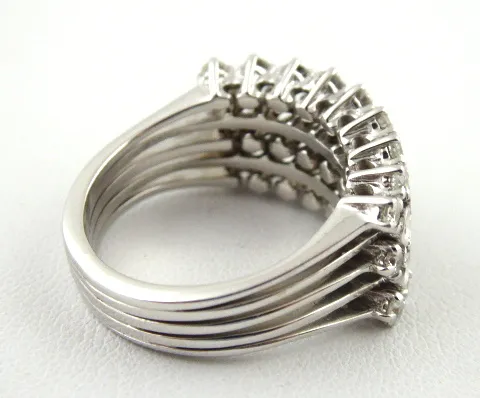 Prsten s 43 přírodními diamanty – 1,05 ct - 6