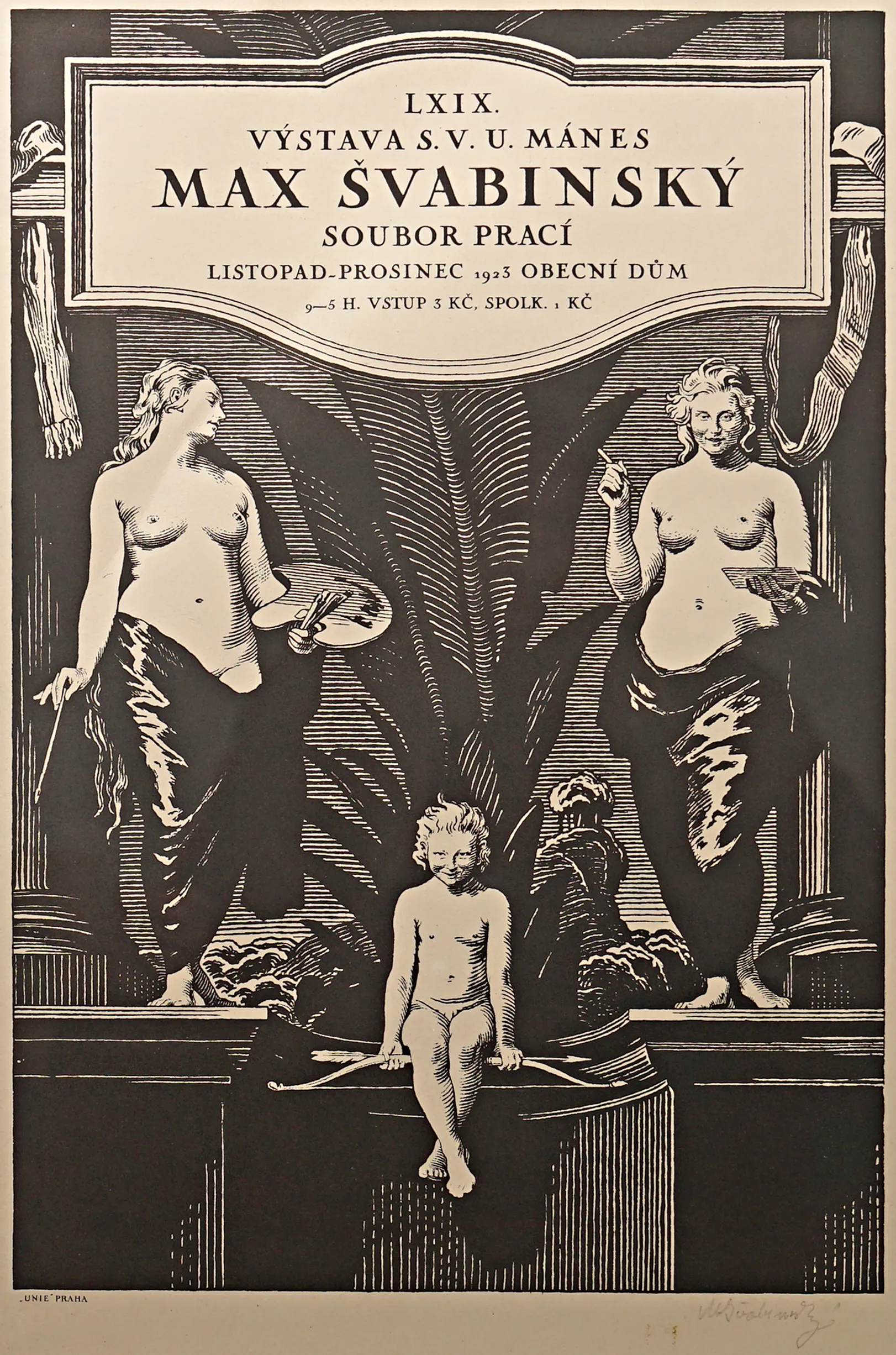 Výstava S.V.U. Mánes : Max Švabinský - 2