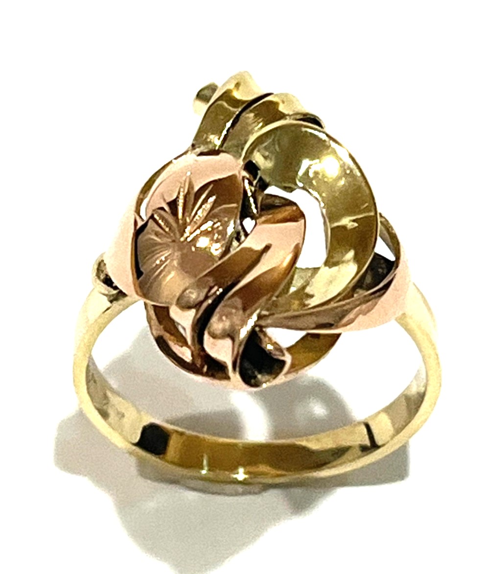 Starožitný zlatý prsten – punc Čejka 4,03 gramů