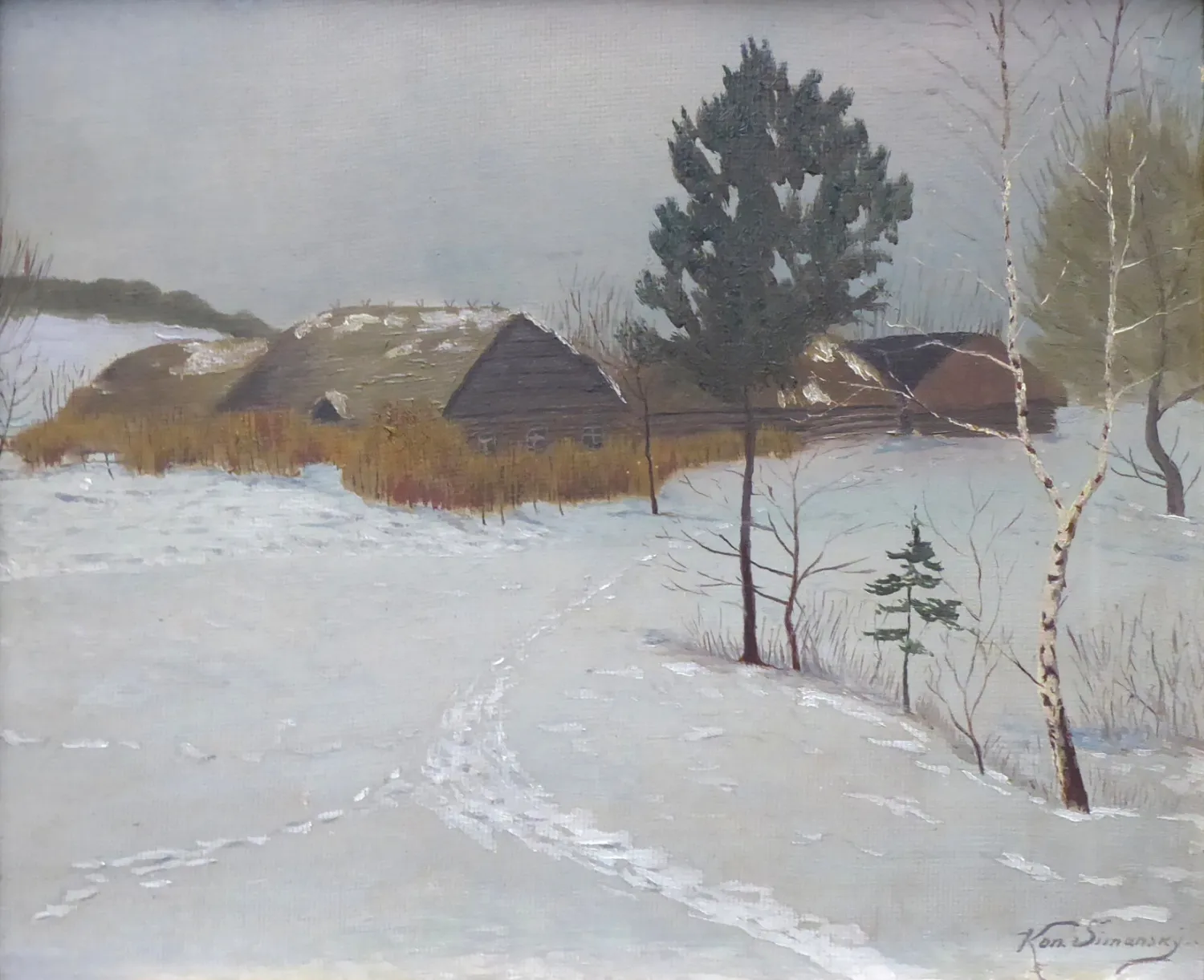 Konstantin Šimanský – Zimní krajina - 2