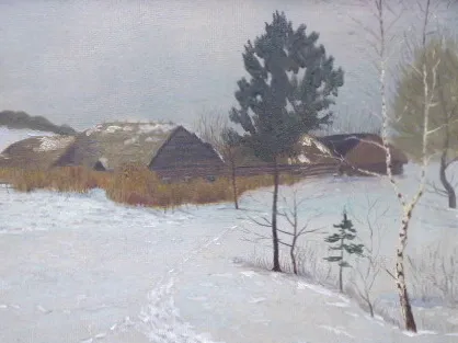 Konstantin Šimanský – Zimní krajina - 3