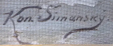 Konstantin Šimanský – Zimní krajina - 4