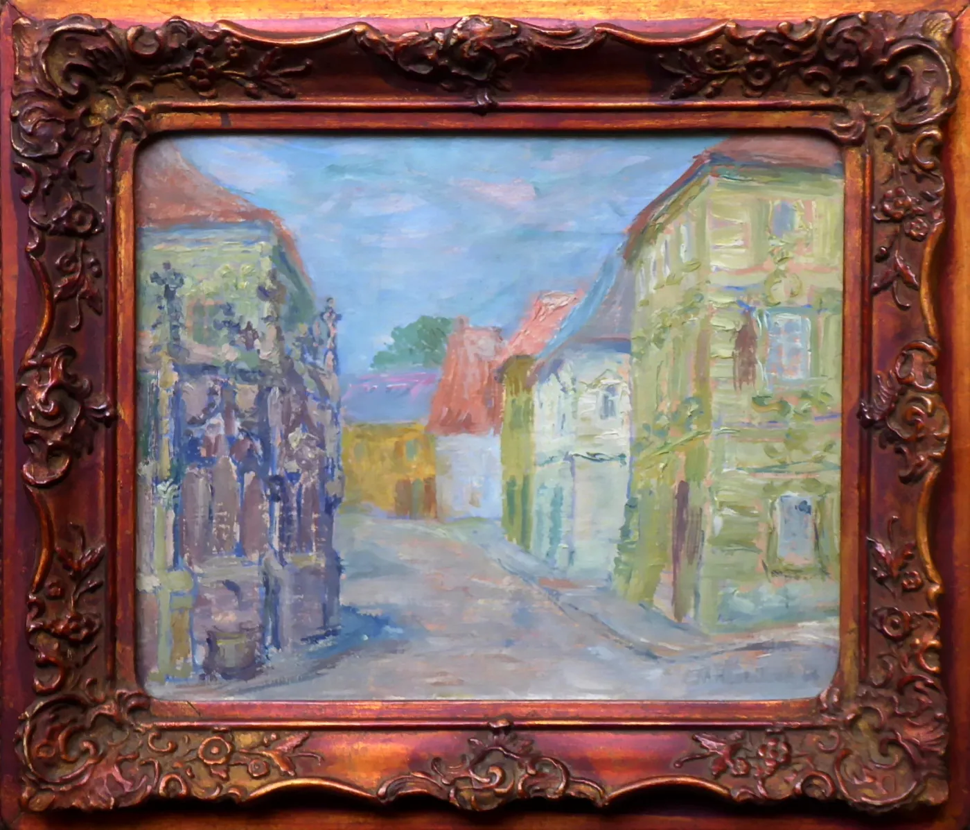 Marie Hlobilová Mrkvičková – Ulička v Kutné Hoře