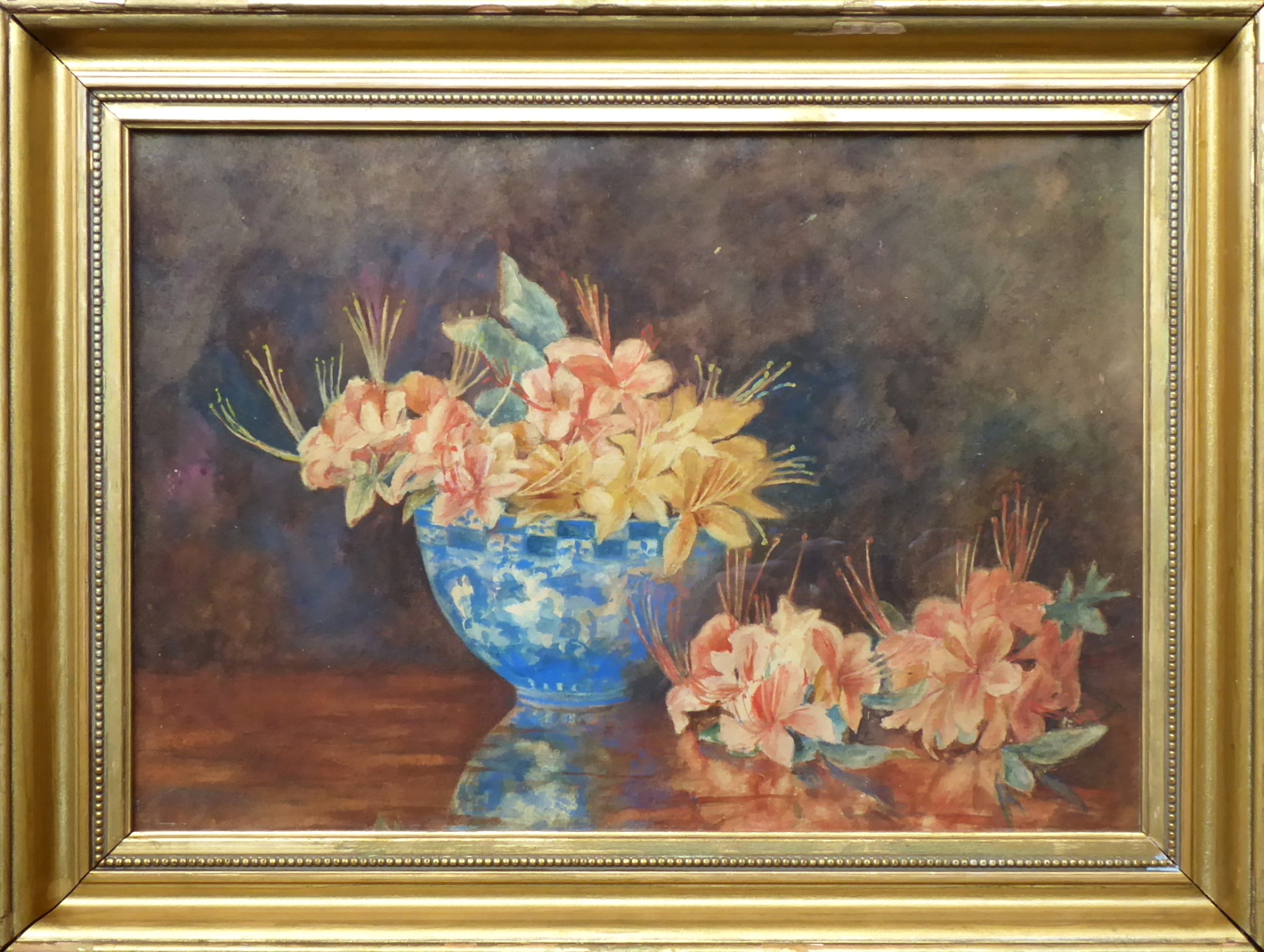 Rene William Thomas – Zátiší s květinami v misce