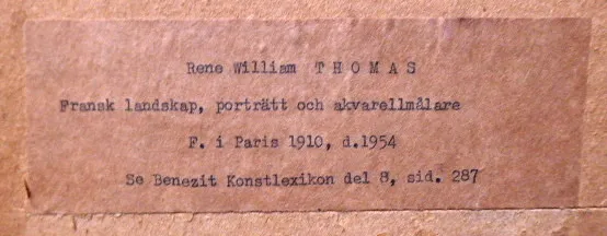 Rene William Thomas – Zátiší s květinami v misce - 5