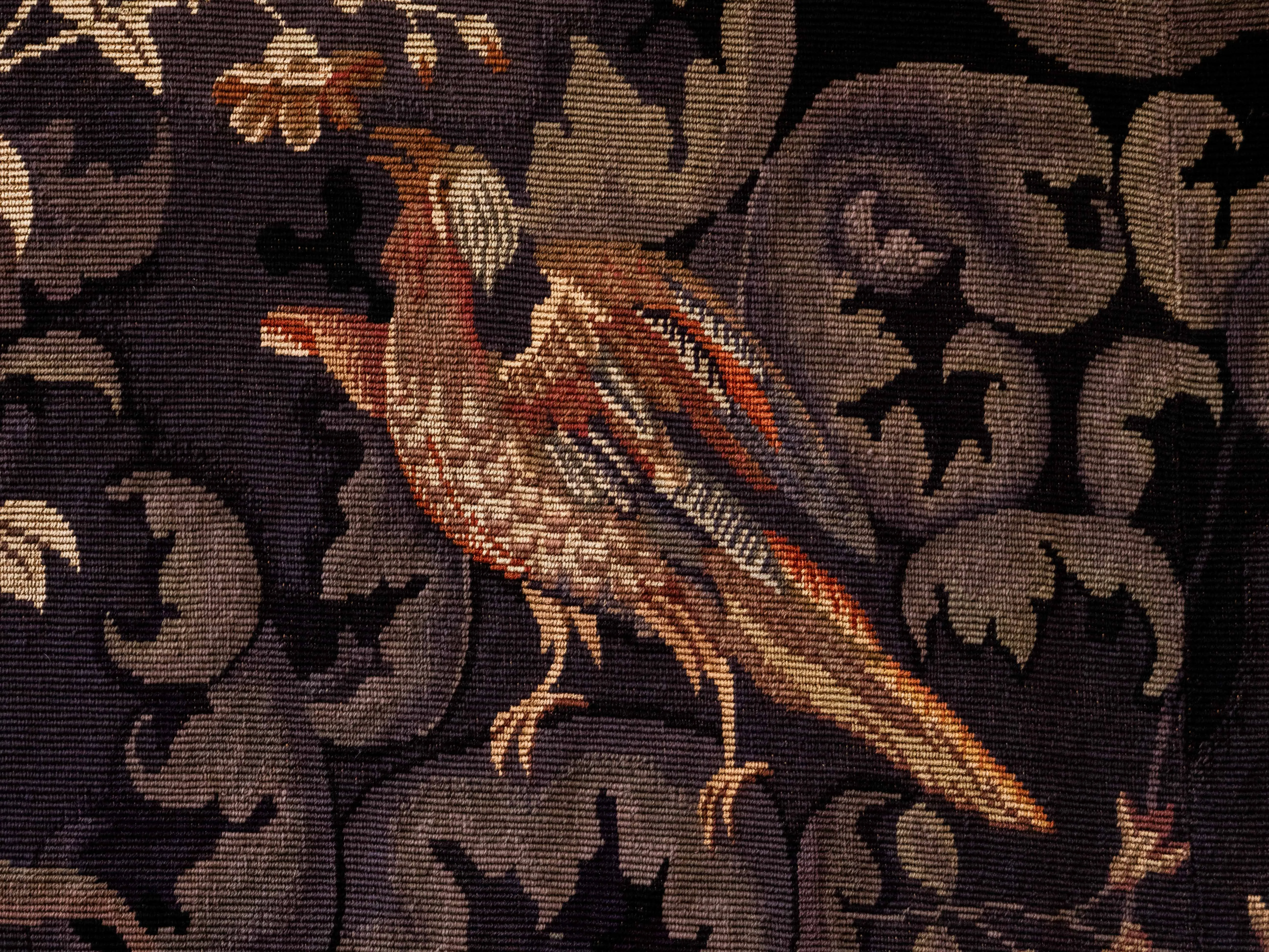 Velký gobelín / tapiserie Zelené listy, 206 x 237 cm - 3