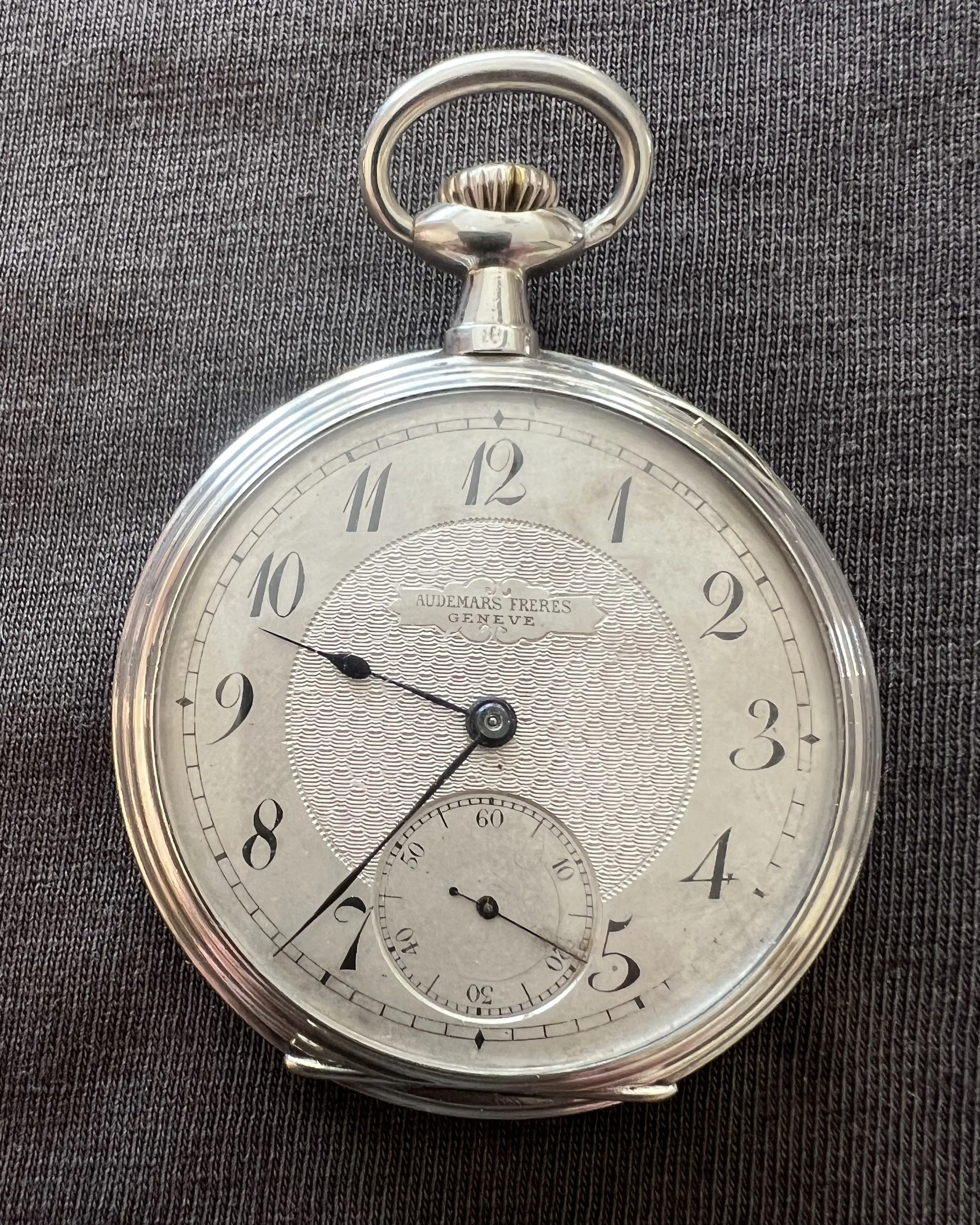 Stříbrné kapesní hodinky – AUDEMARS FRERES GENEVE - 1