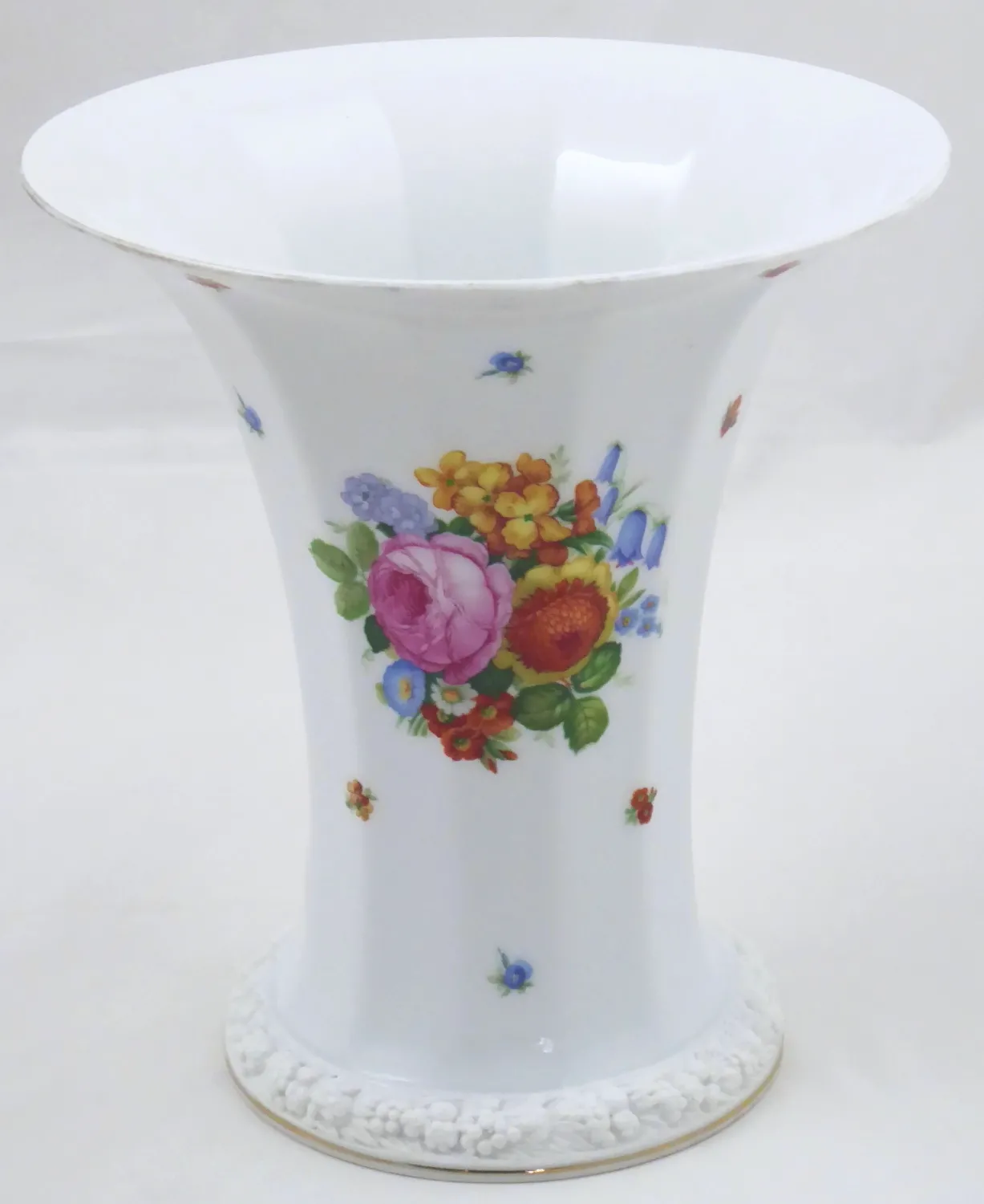 Velká porcelánová váza s květinami – Rosenthal - 2