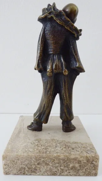 Stojící bronzový Pierot - 2