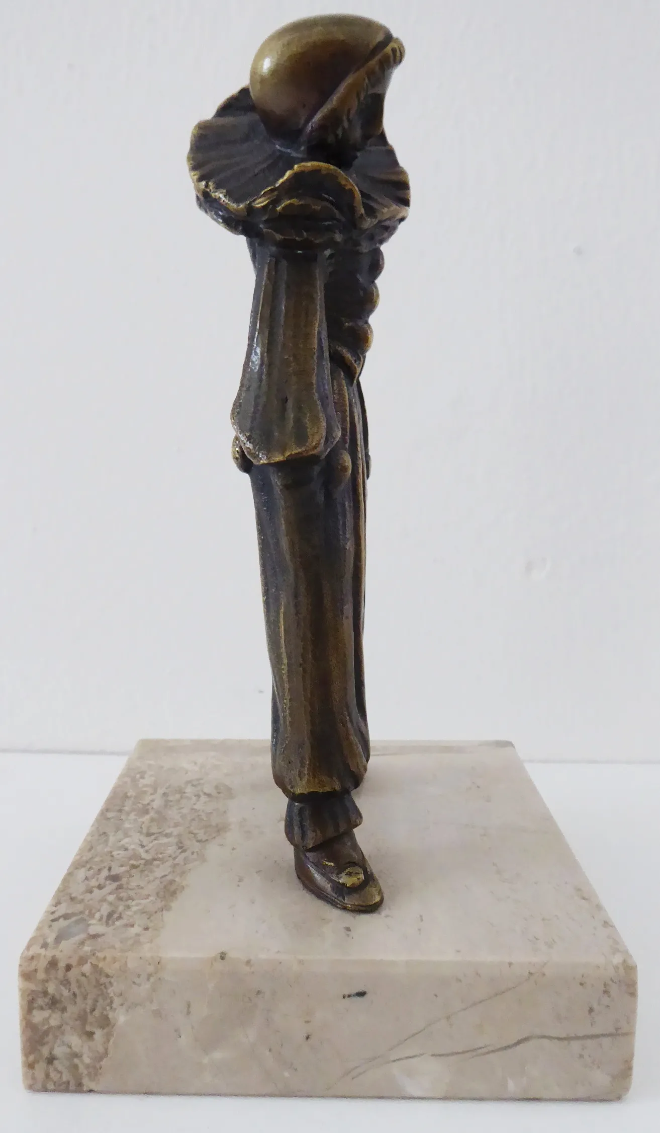 Stojící bronzový Pierot - 3