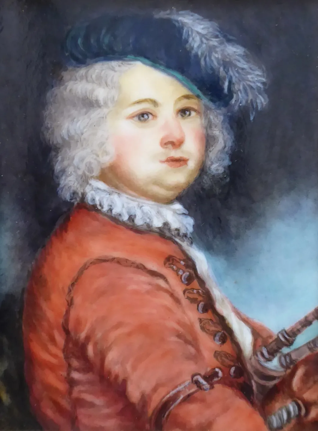 Portrét muže hrajícího na dudy - 2
