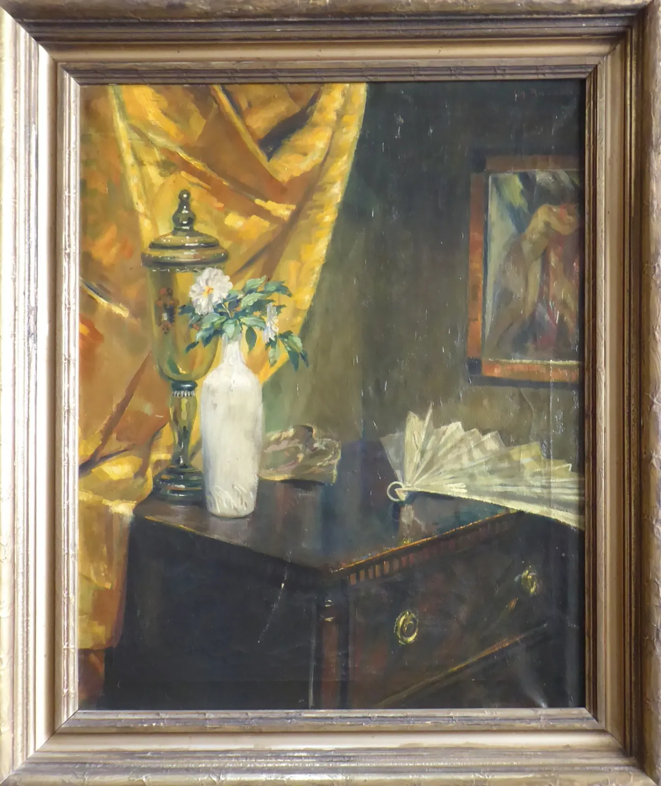 Georg Rassau – Zátiší s vějířem a pohárem