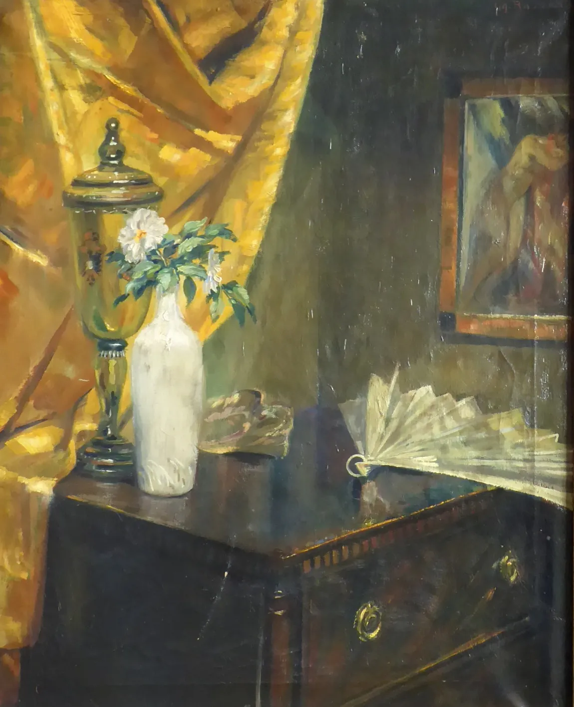 Georg Rassau – Zátiší s vějířem a pohárem - 2